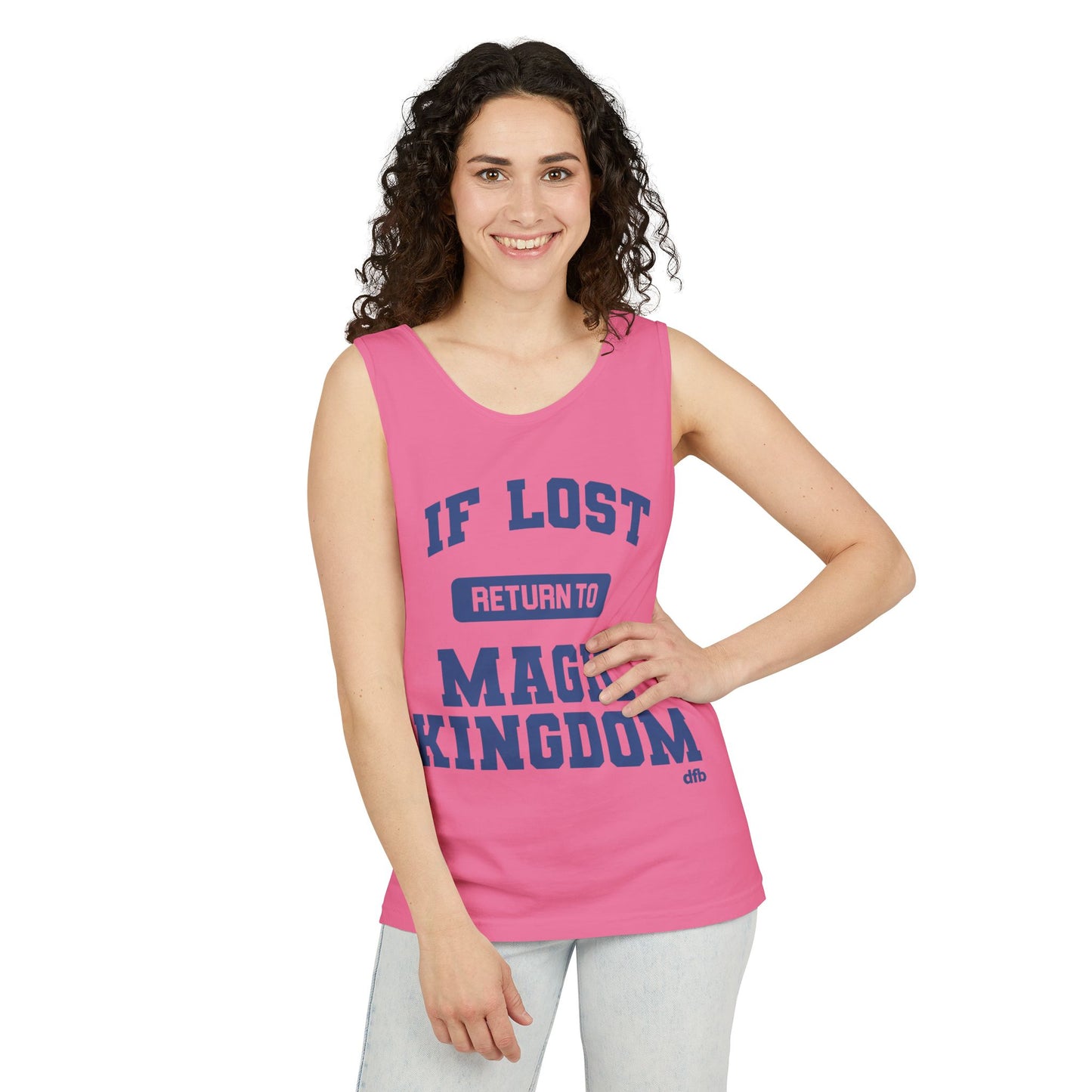 If Lost, Return to the Parks - Unisex Garment-Dyed Tank Top