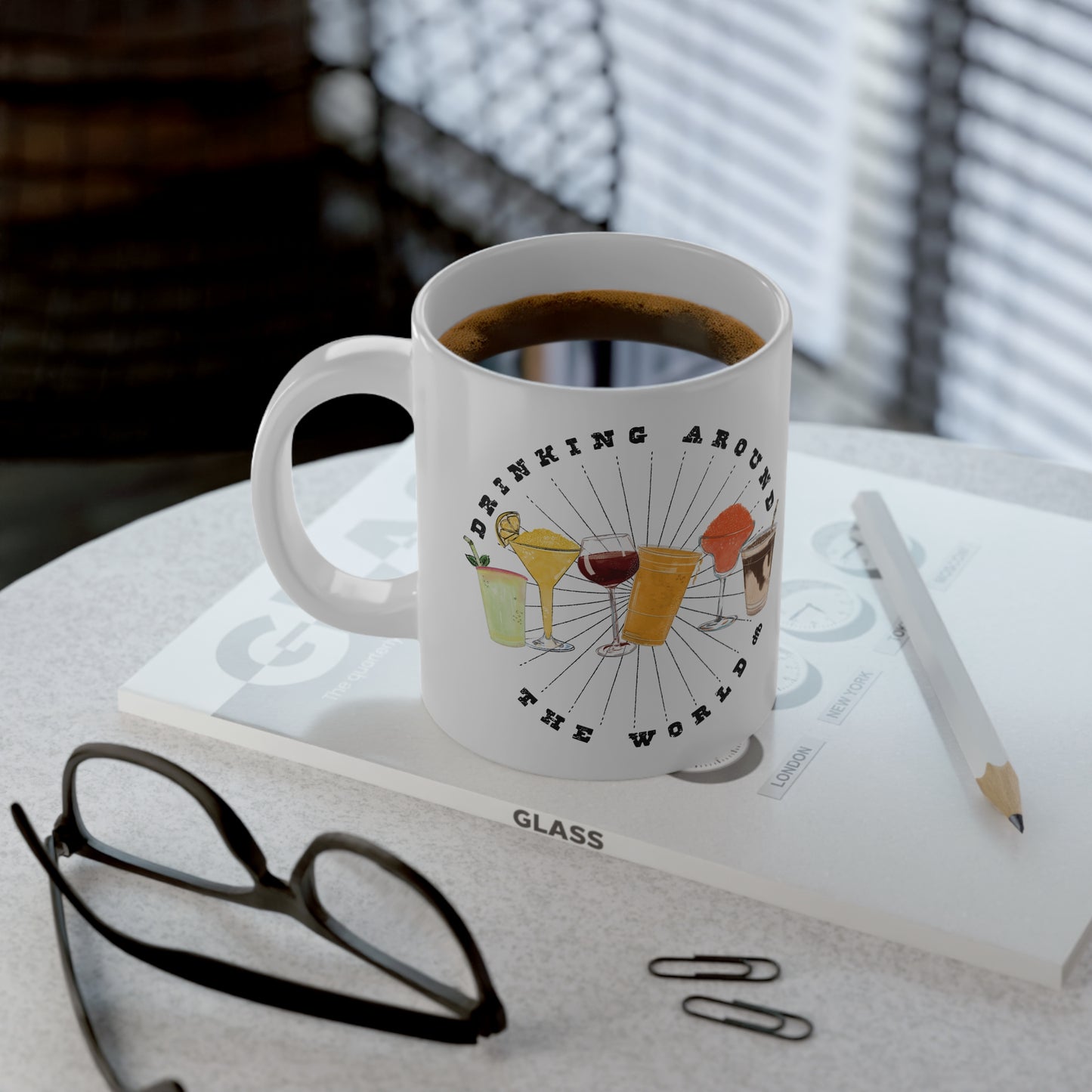 Drinking Around the World - Jumbo Mug, 20oz