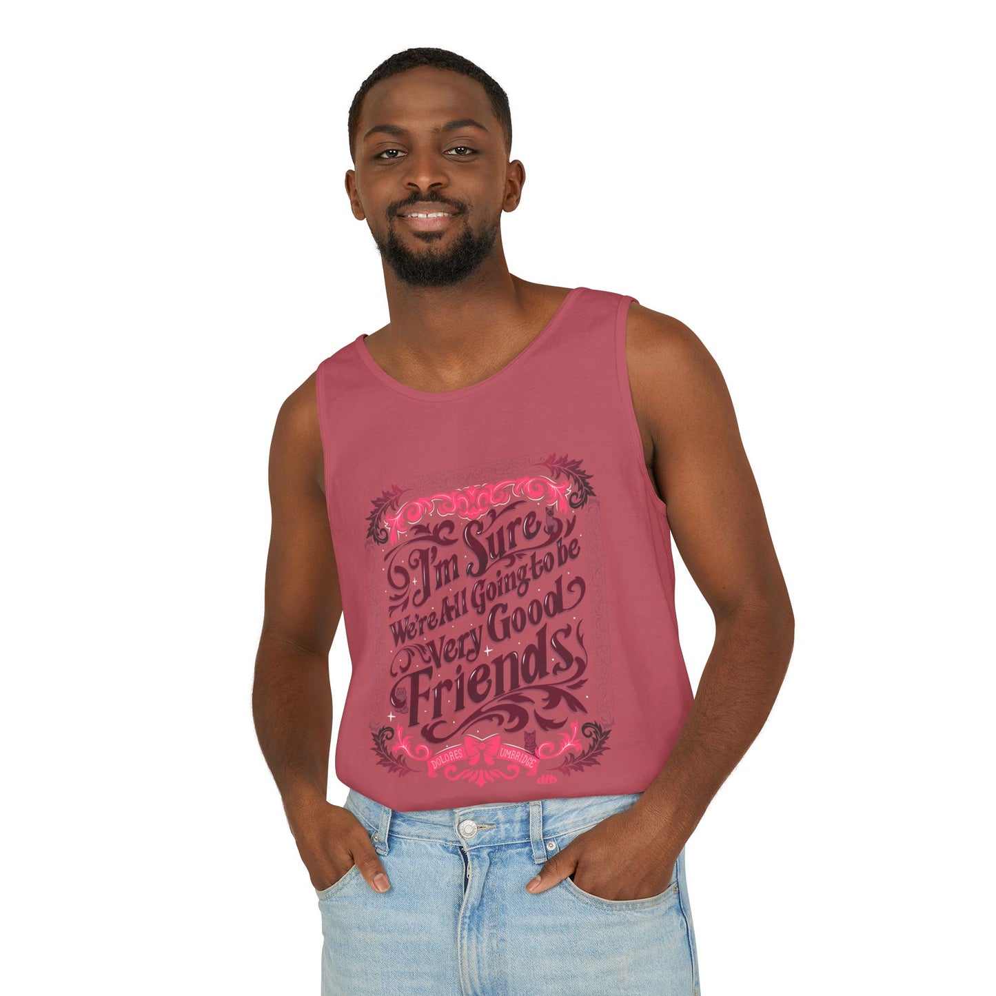 Umbridge Quote - Unisex Garment-Dyed Tank Top