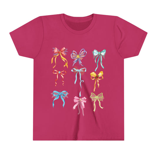 Bibbidi Bobbidi Bow - Princess Bows - Youth Short Sleeve Tee Shirt