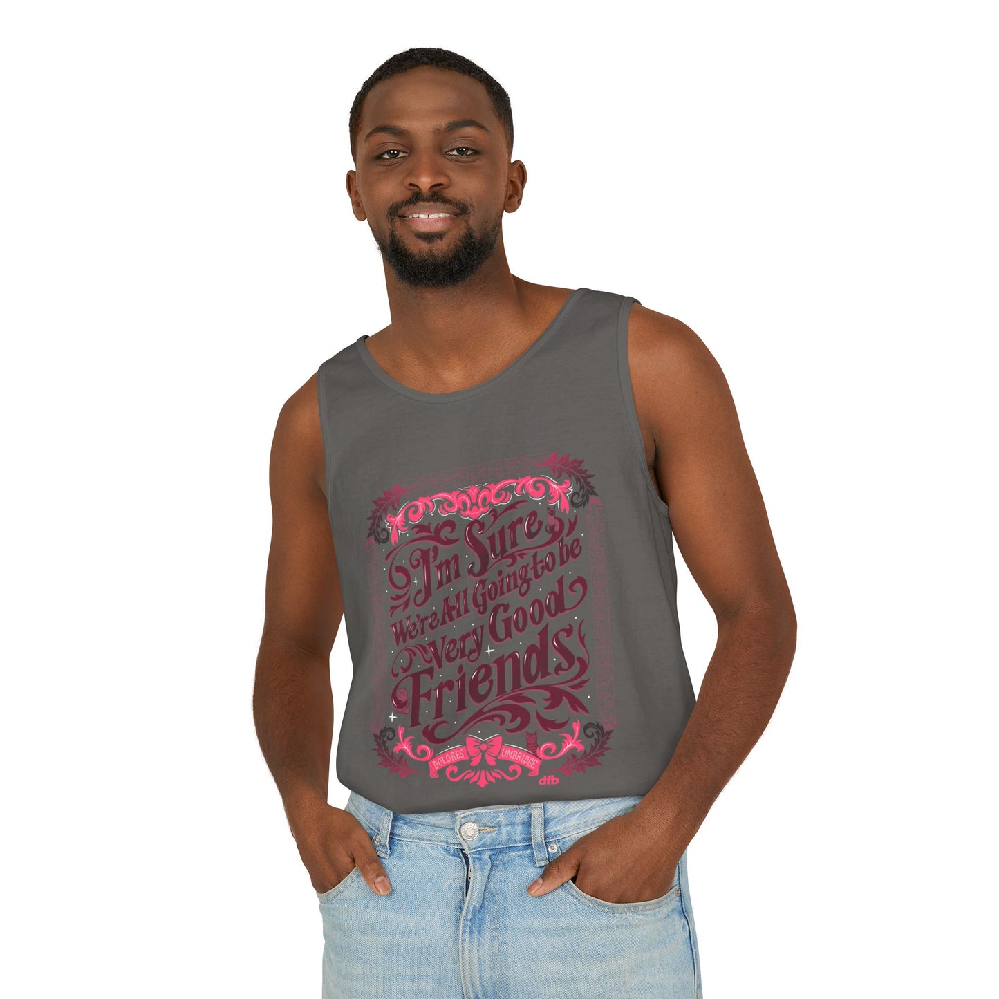 Umbridge Quote - Unisex Garment-Dyed Tank Top