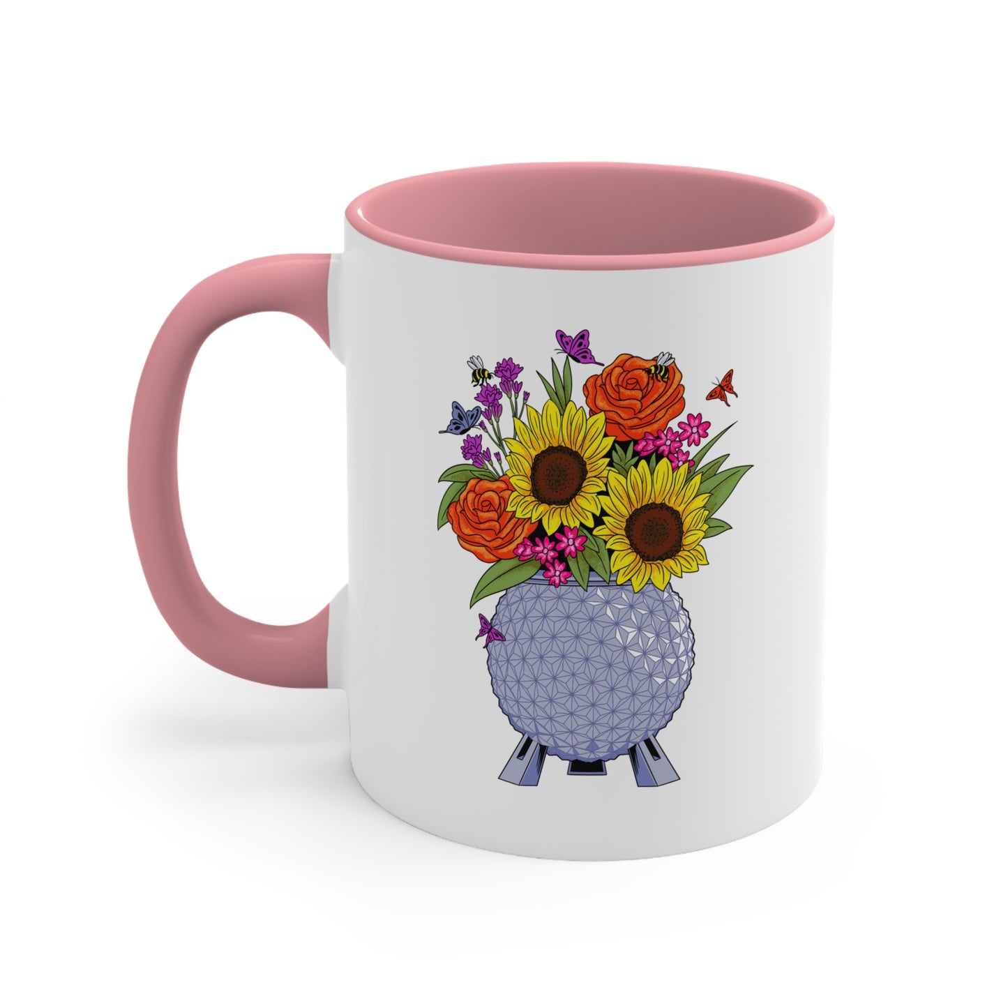 EPCOT Flowers Accent Coffee Mug, 11oz