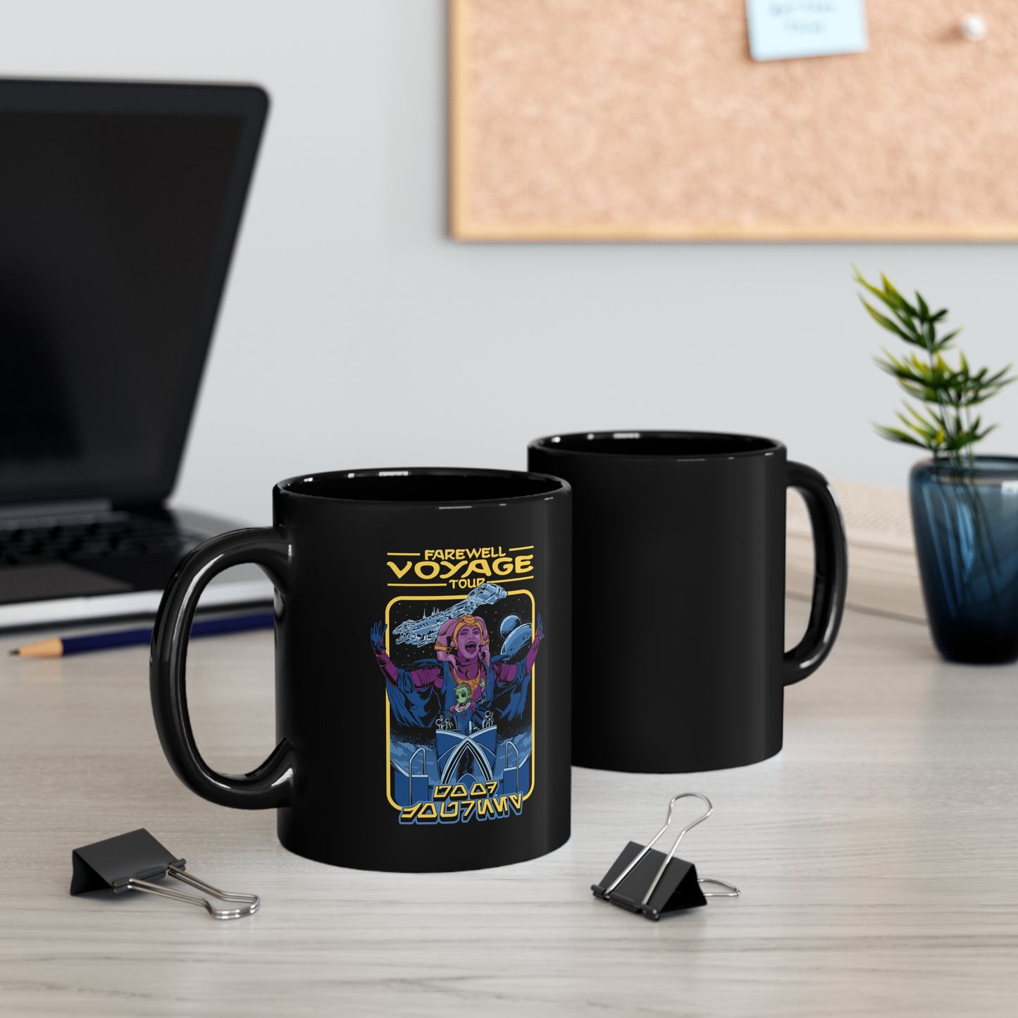 Star cruiser Farewell Voyage Tour Black Mug 11 oz.