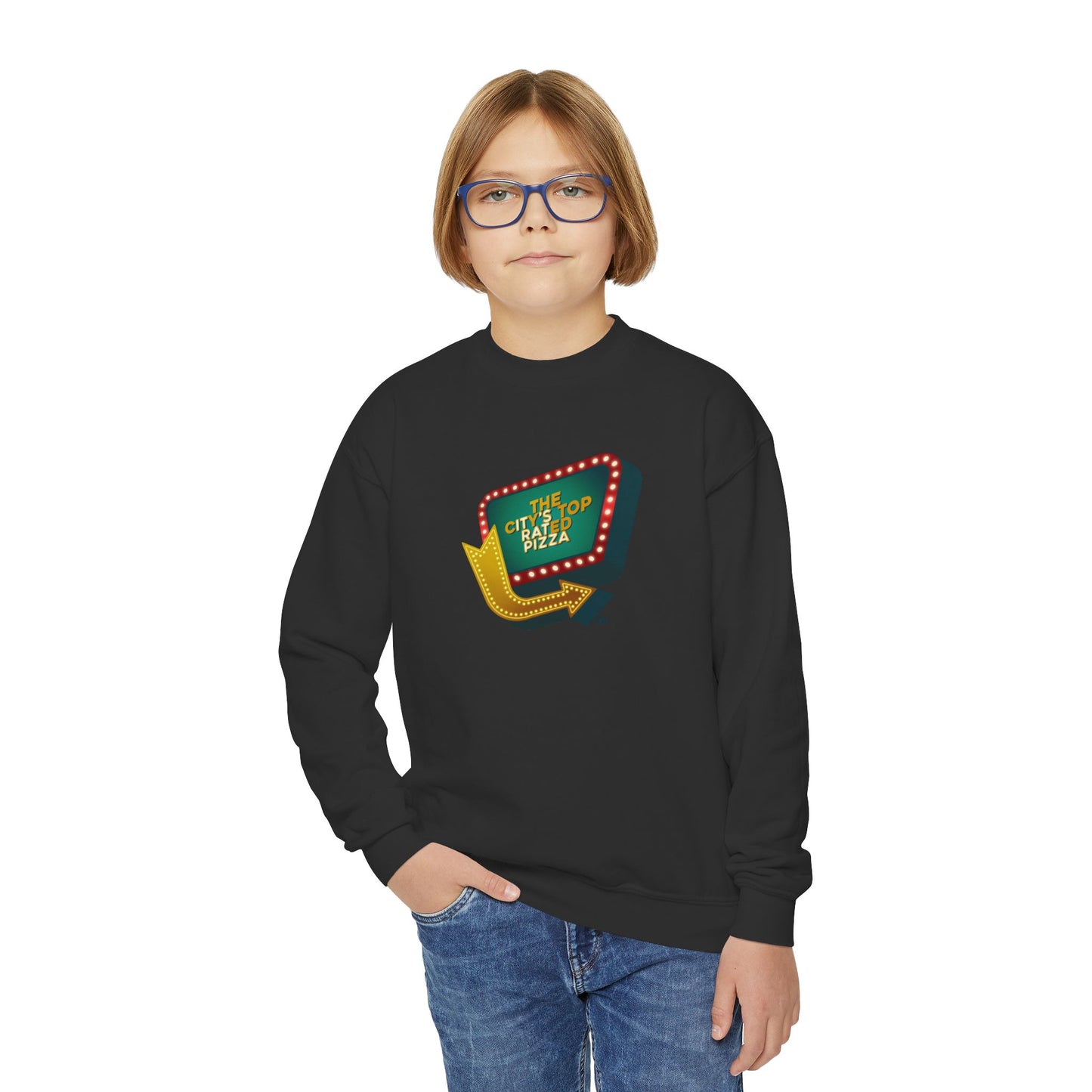 It's Rat Pizza - Youth Crewneck Sweatshirt