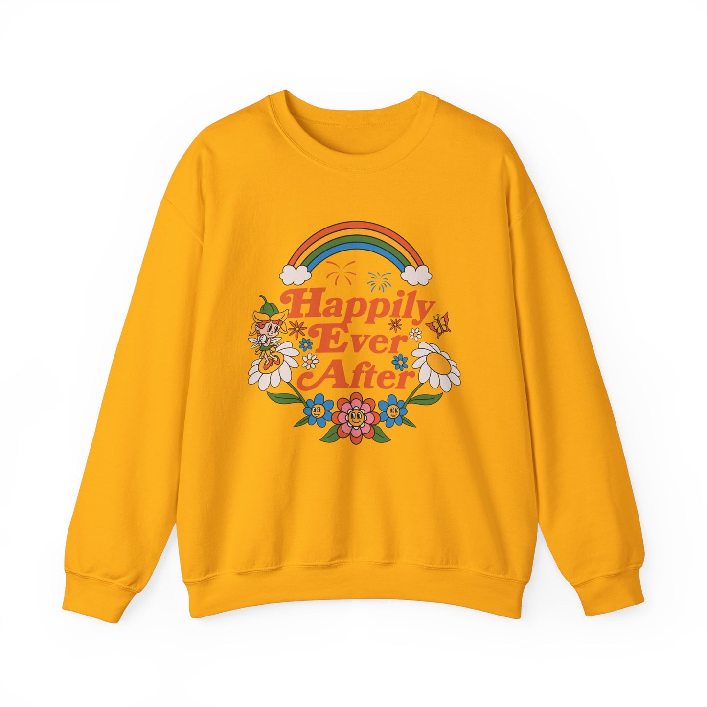 Happily Ever After Disney Fireworks - Unisex Adult Crewneck Sweatshirt