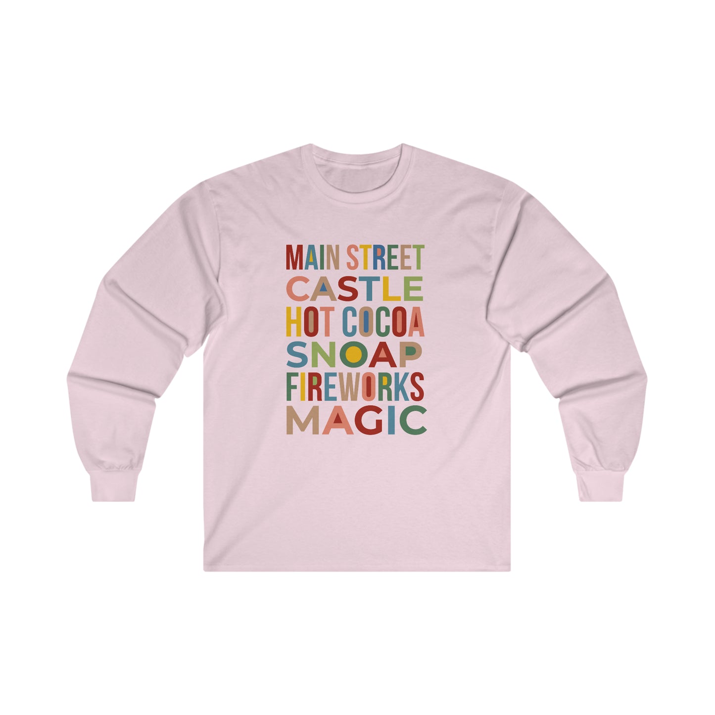 A Main Street Christmas Long Sleeve Shirt | Adult Unisex