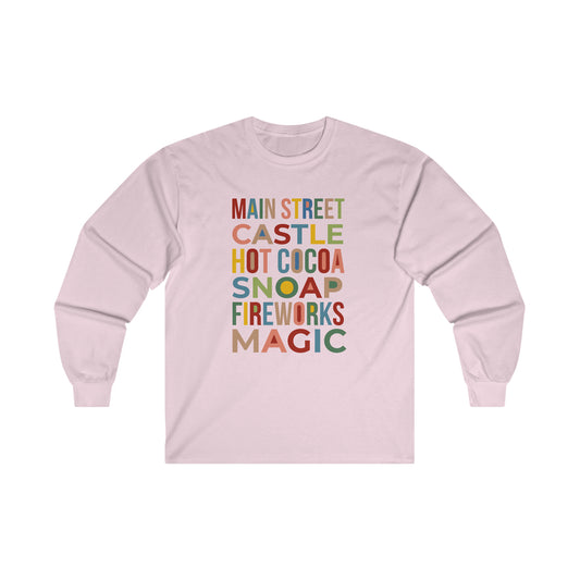 A Main Street Christmas Long Sleeve Shirt | Adult Unisex