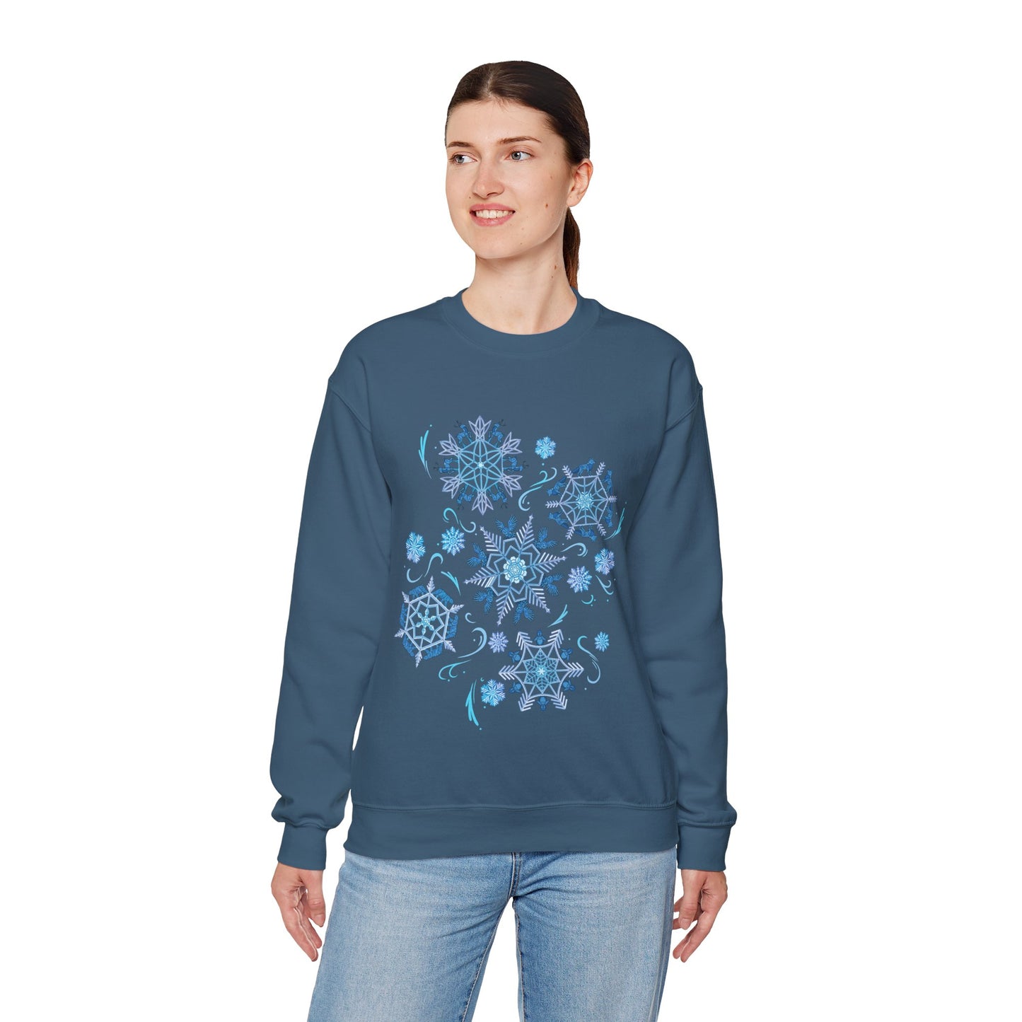 Merry Menagerie - Animal Kingdom Puppets - Adult Crewneck Sweatshirt