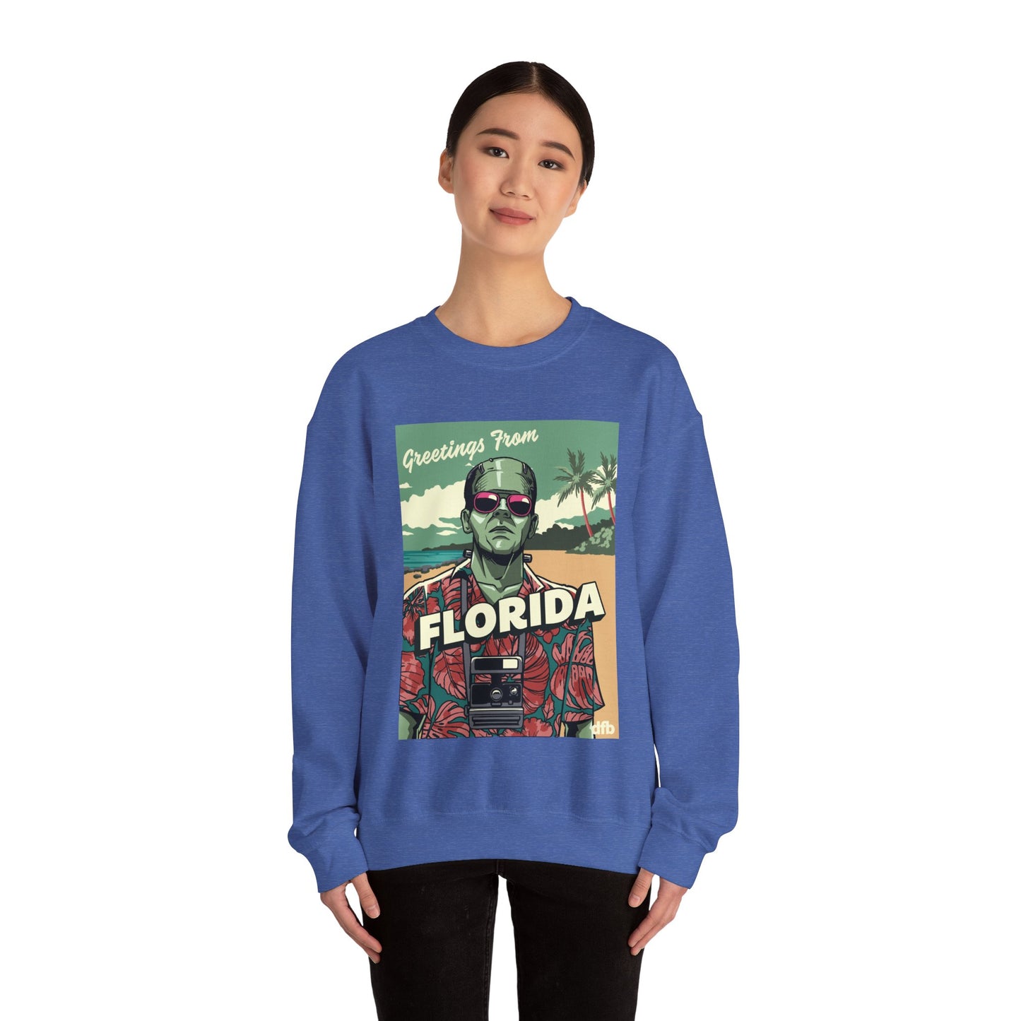 Monsters on Vacation - Adult Sweatshirt