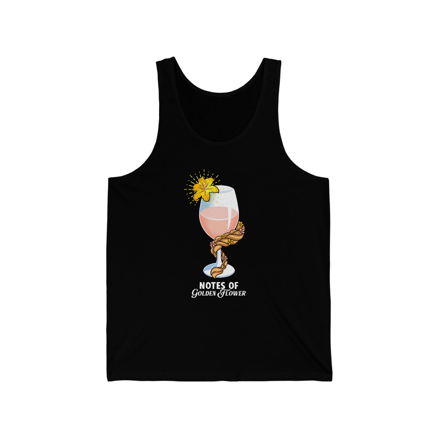 Disney Princess Wine Glasses - Rapunzel - Unisex Jersey Tank