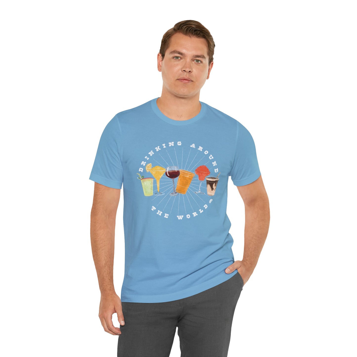 Drinking Around the World - Adult Tee Shirt