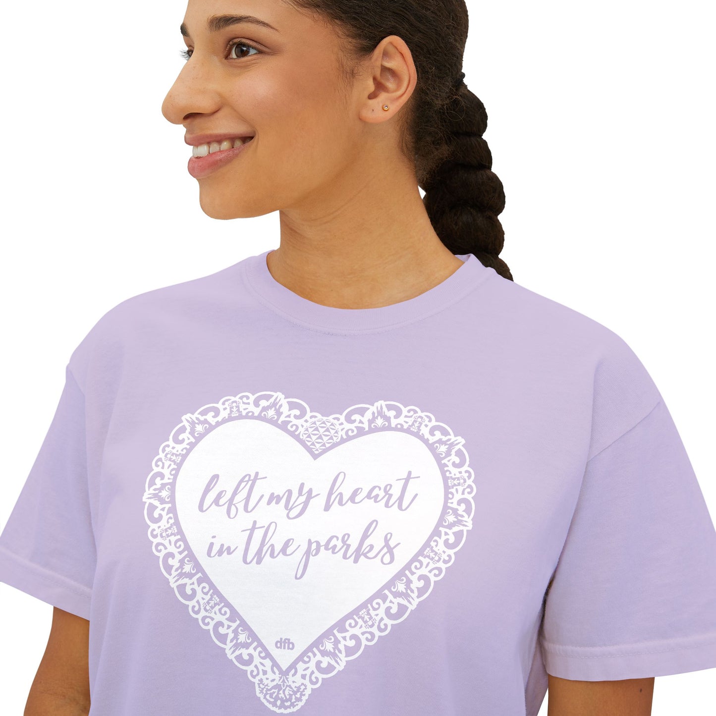 Left My Heart in the Parks - Women's Boxy Tee