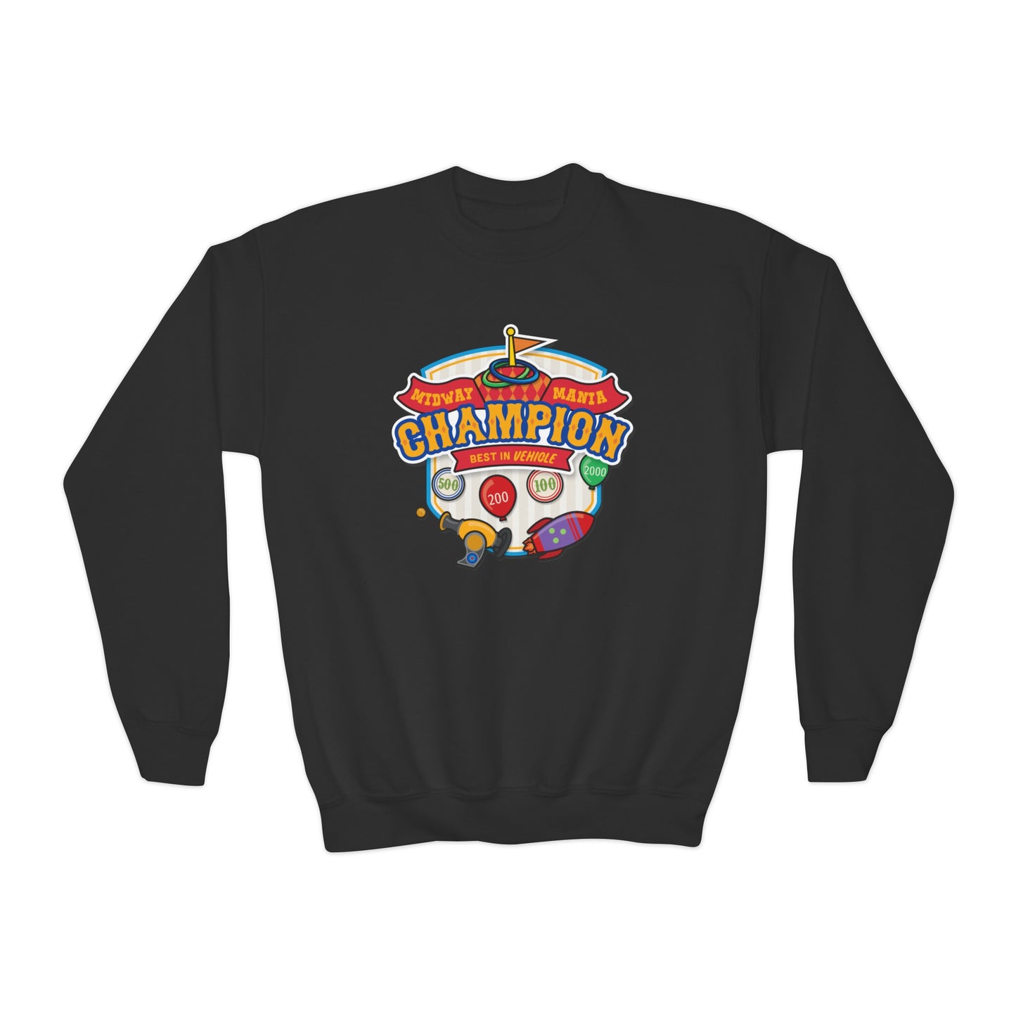 Midway Mania Champion - Youth Crewneck Sweatshirt