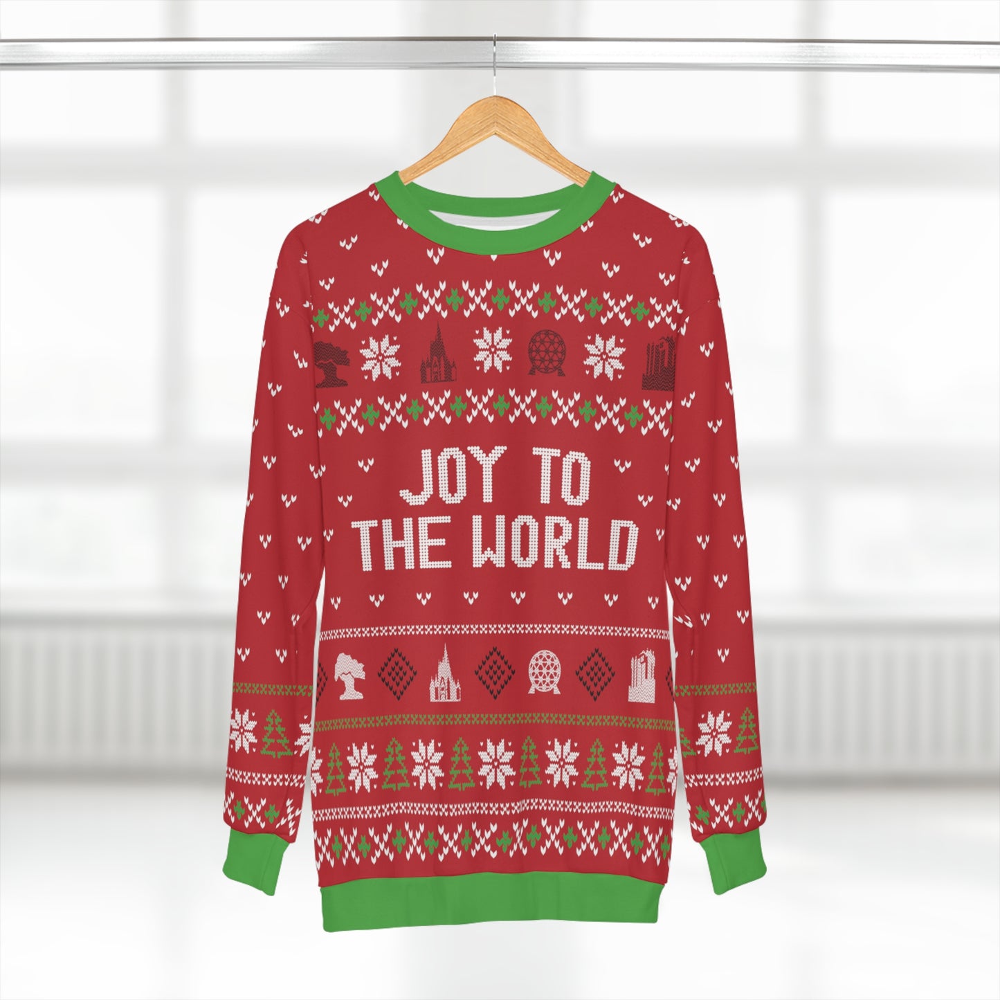 Joy to the World Ugly Christmas Sweater | Adult Unisex Sweatshirt