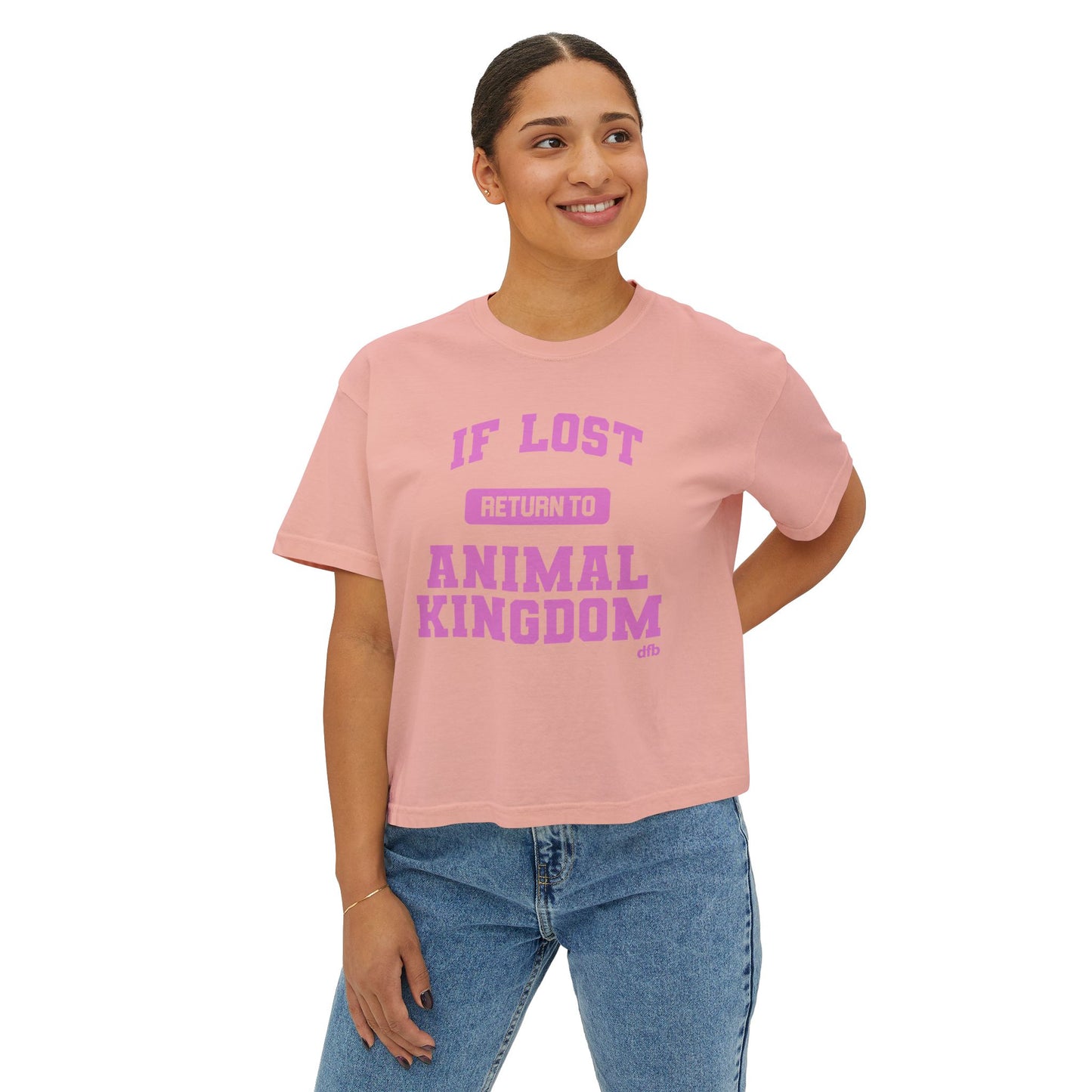 If Lost, Return to the Parks - Women's Boxy Tee
