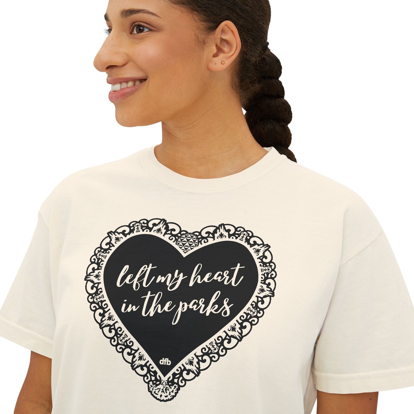 Left My Heart in the Parks - Women's Boxy Tee