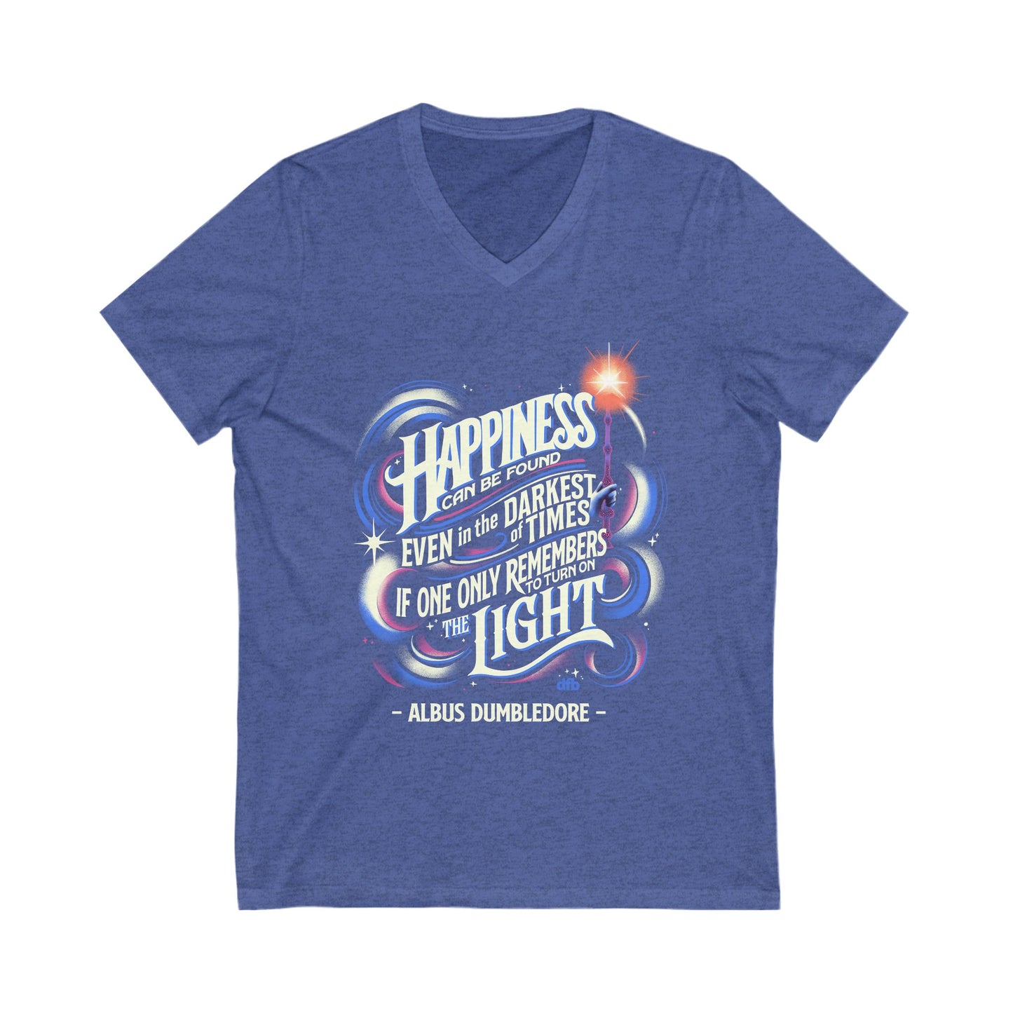 Dumbledore Quote - Short Sleeve V-Neck Tee
