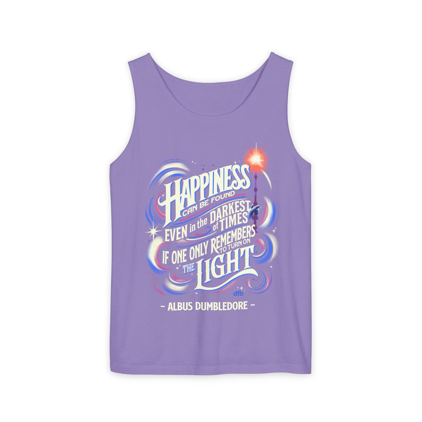 Dumbledore Quote - Unisex Garment-Dyed Tank Top