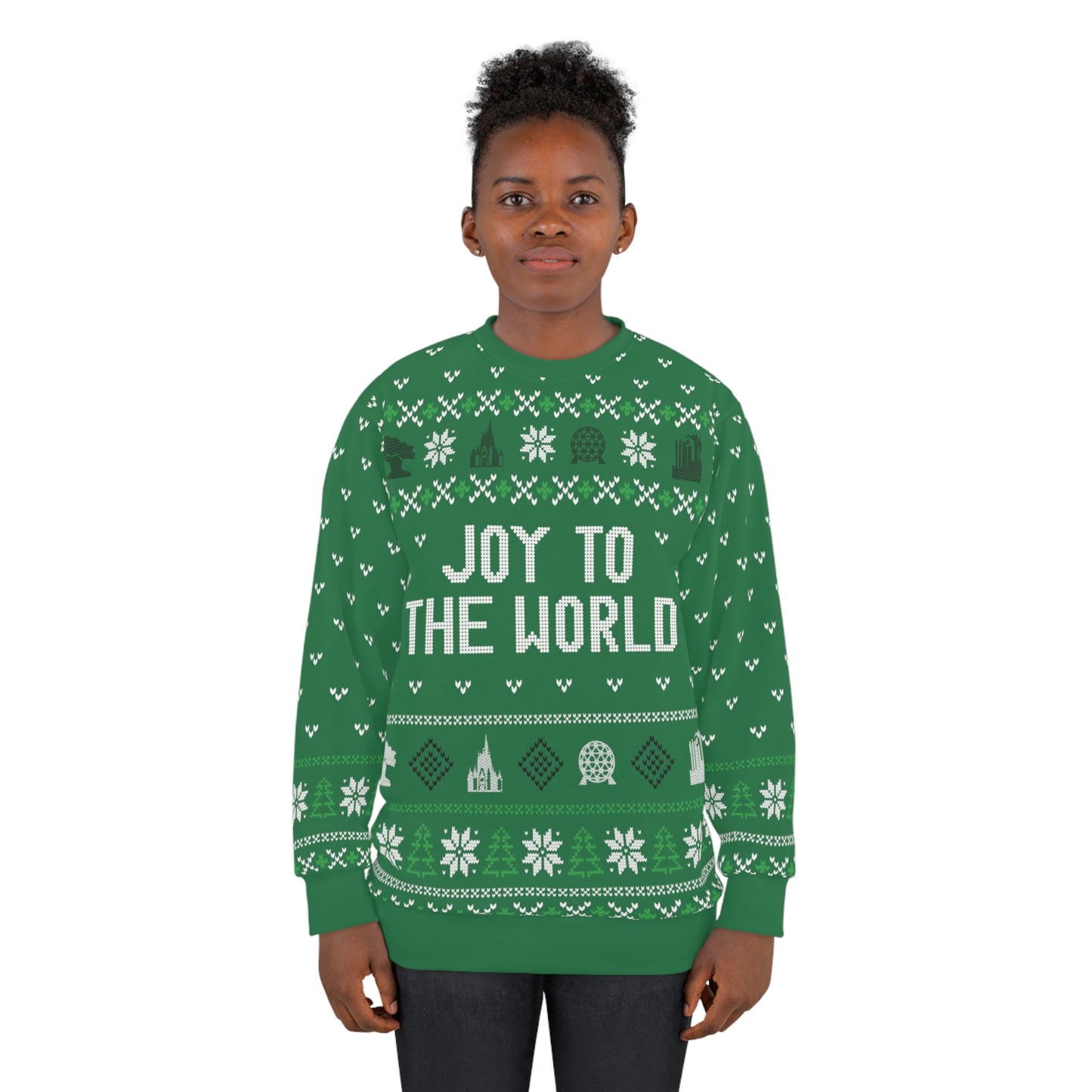 Joy to the World Ugly Christmas Sweater | Adult Unisex Sweatshirt