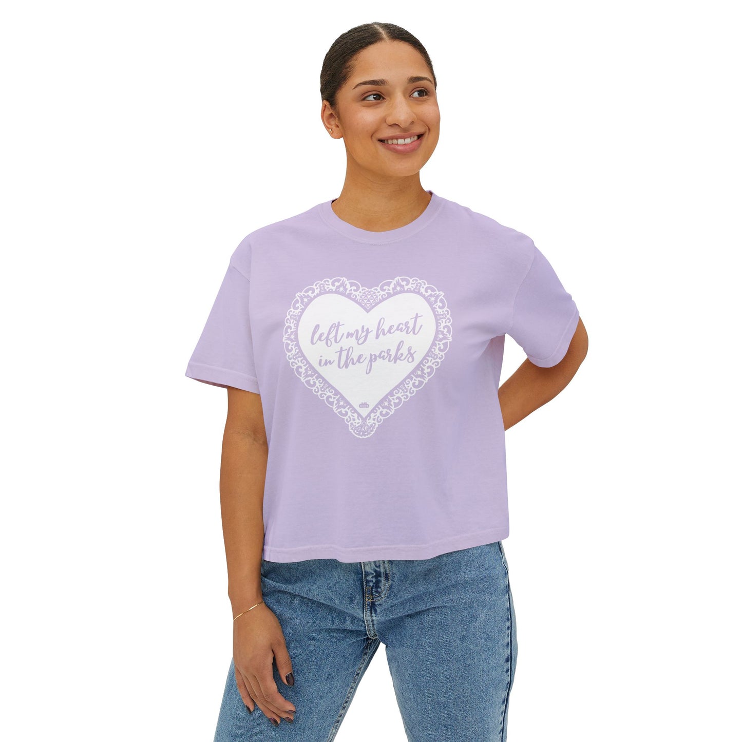 Left My Heart in the Parks - Women's Boxy Tee