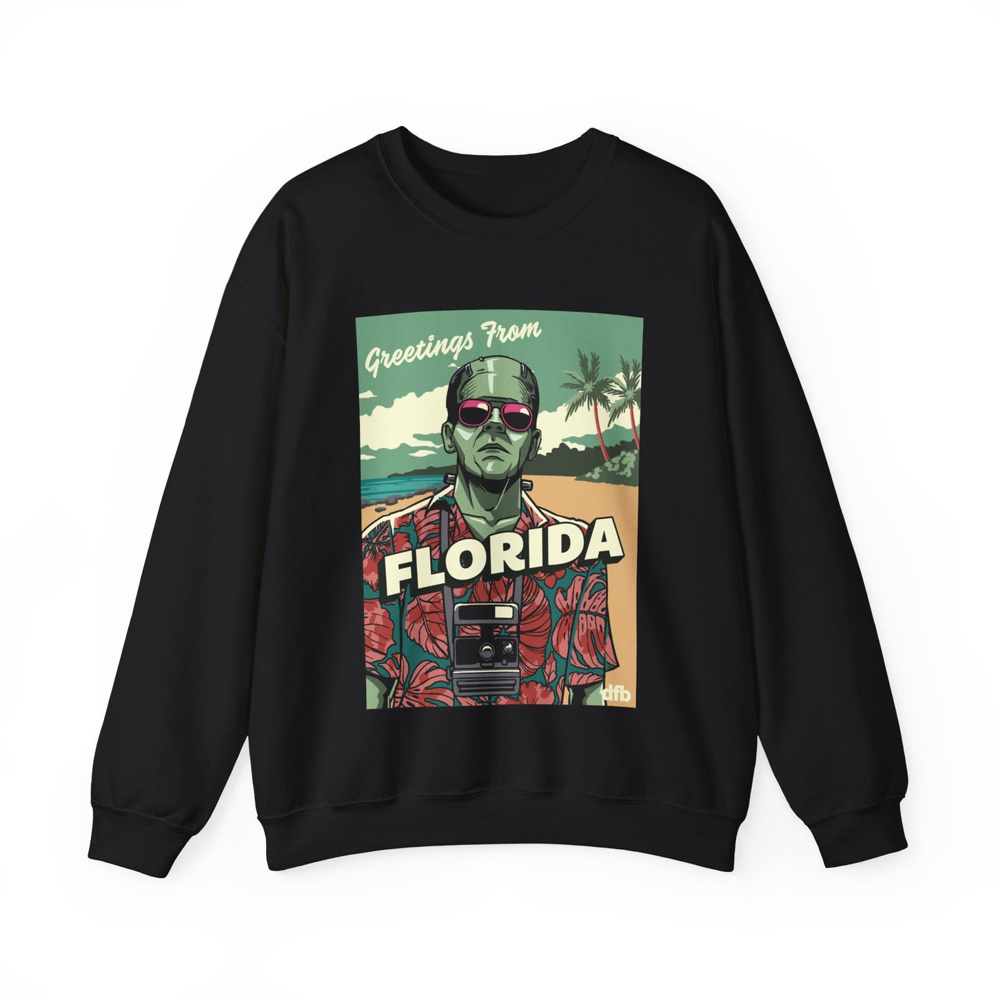 Monsters on Vacation - Adult Sweatshirt