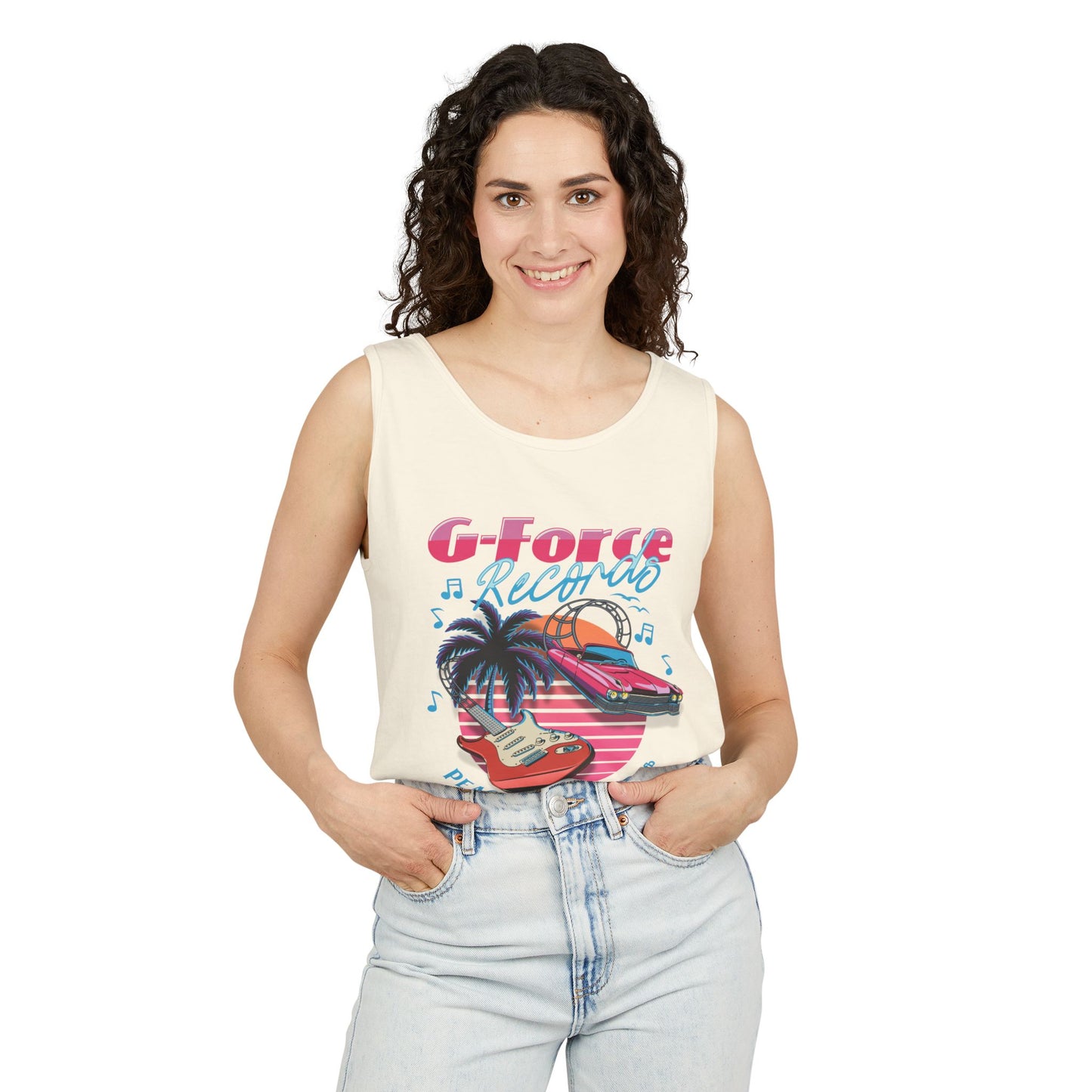 Peace Out Tour - Unisex Garment-Dyed Tank Top