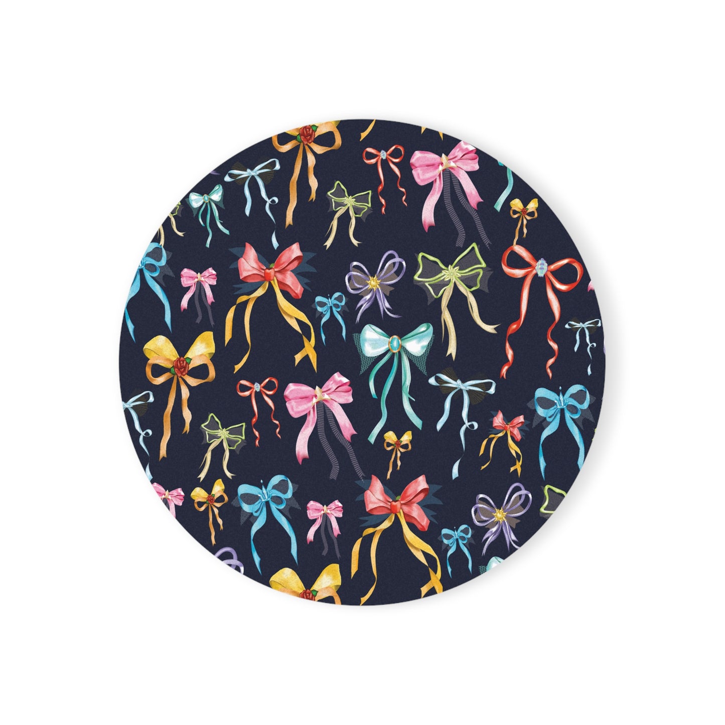Bibbidi Bobbidi Bow - Cork Back Coaster