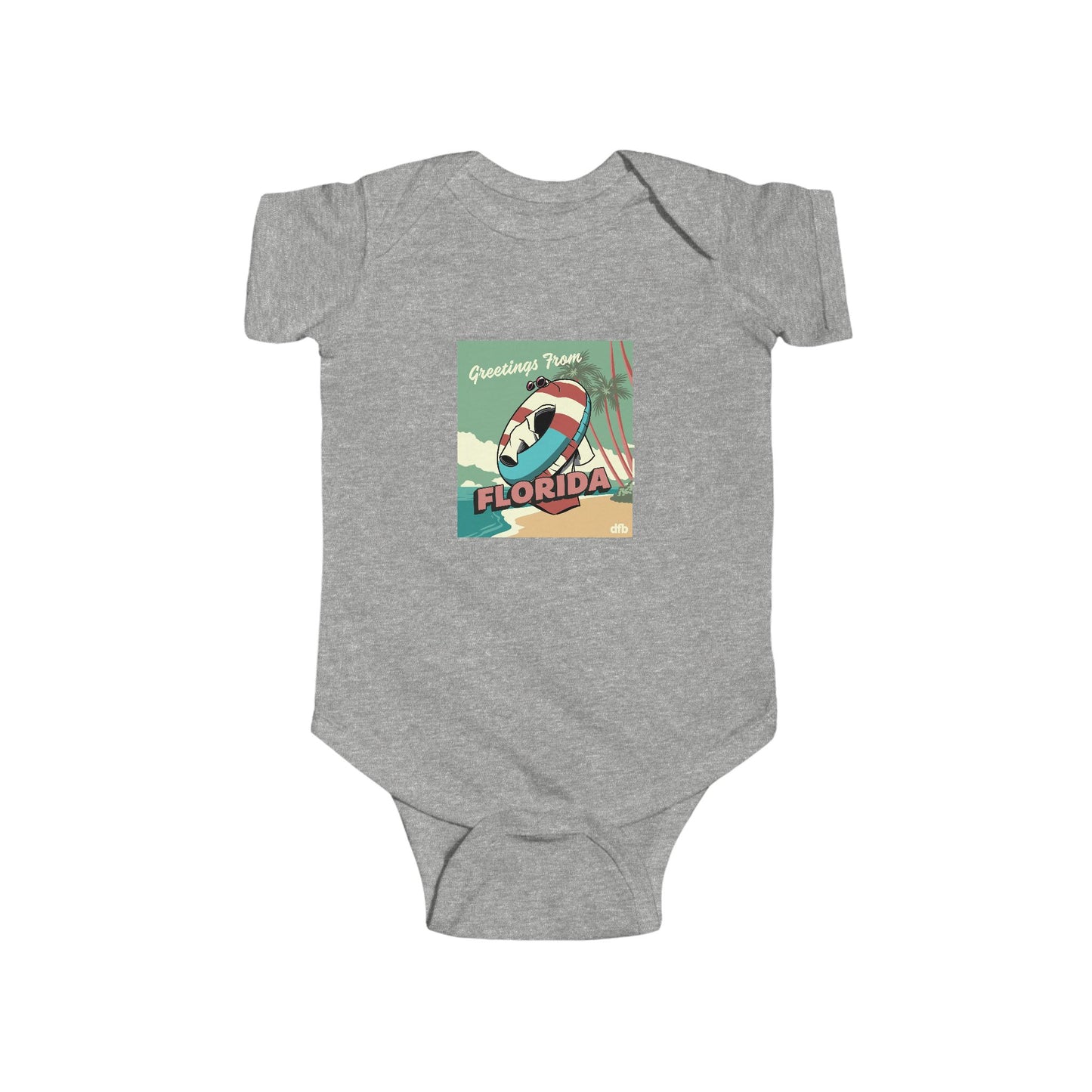 Monsters on Vacation - Baby Onesie