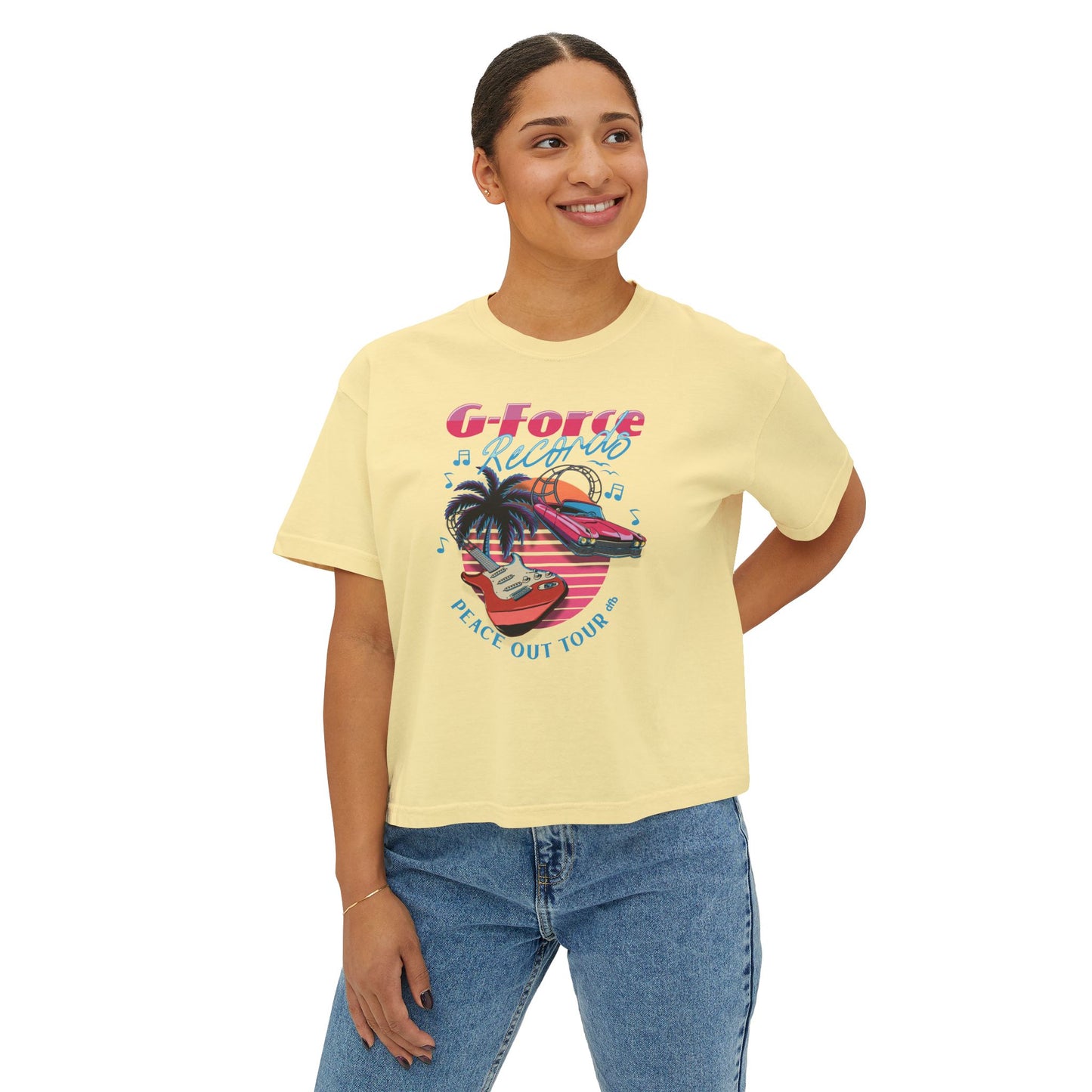 Peace Out Tour - Women's Boxy Tee