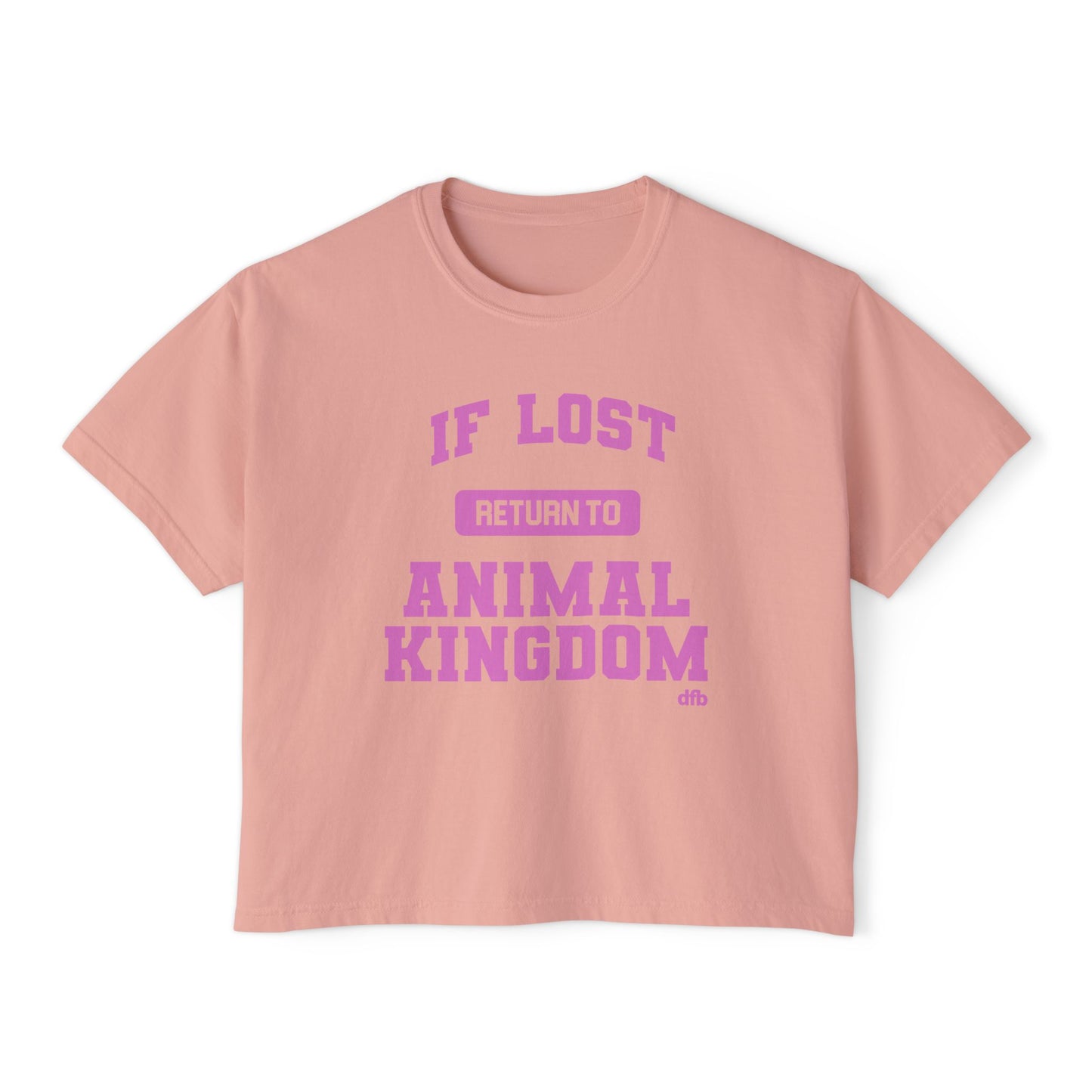 If Lost, Return to the Parks - Women's Boxy Tee