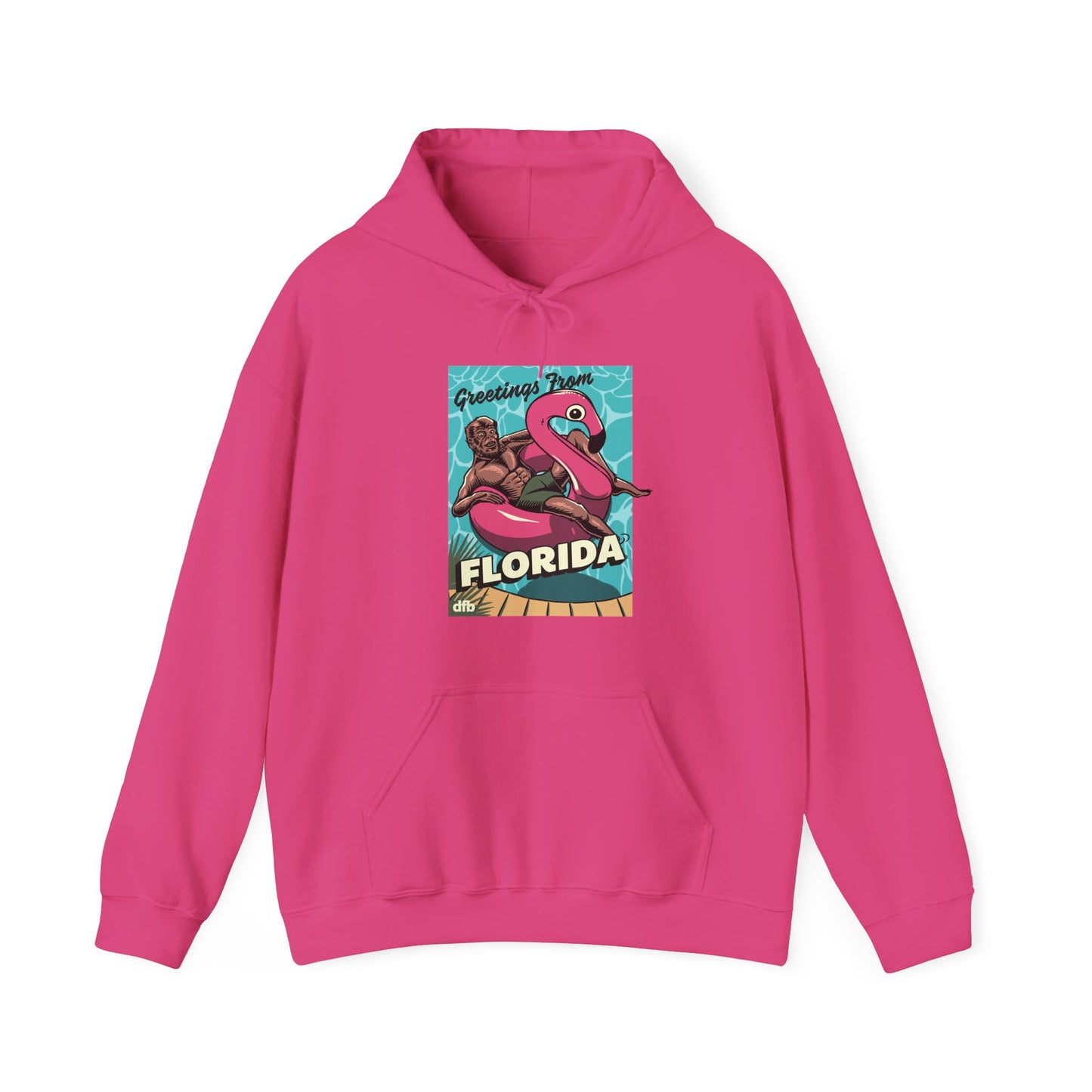 Monsters on Vacation - Adult Hoodie Sweatshirt