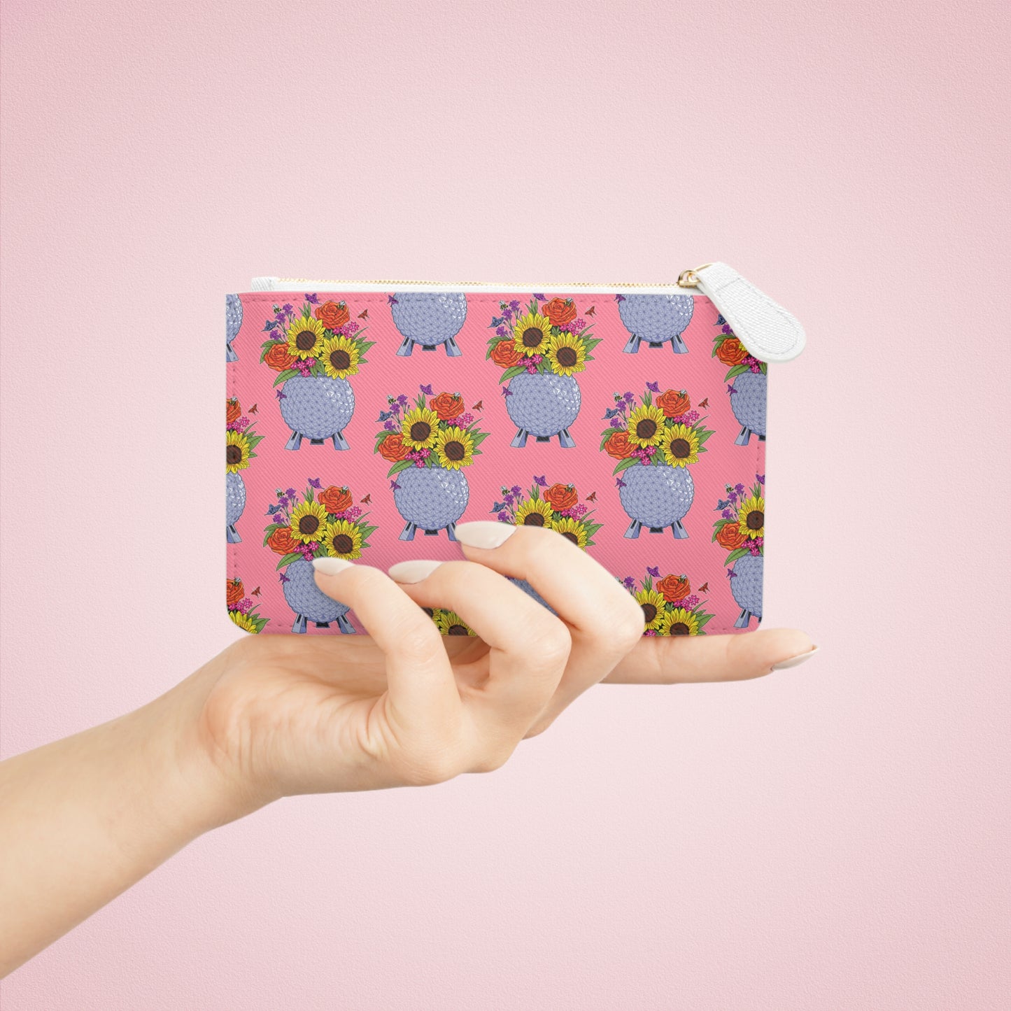 Flower & Garden Festival, EPCOT Spaceship Earth & Florals - Mini Clutch Bag