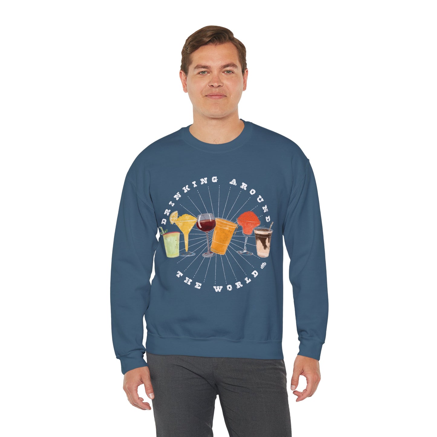 Drinking Around the World - Adult Sweatshirt