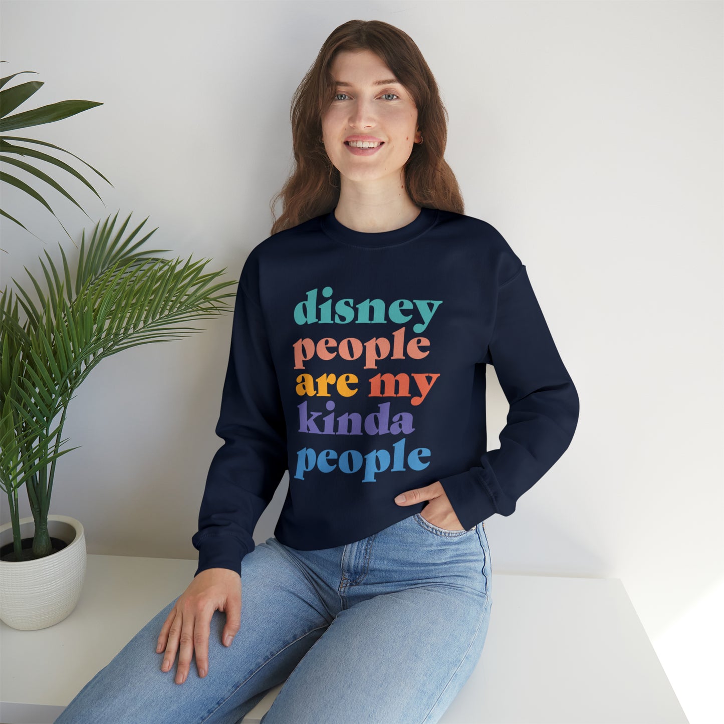 Disney People Are My Kinda People - Adult Crewneck Sweatshirt