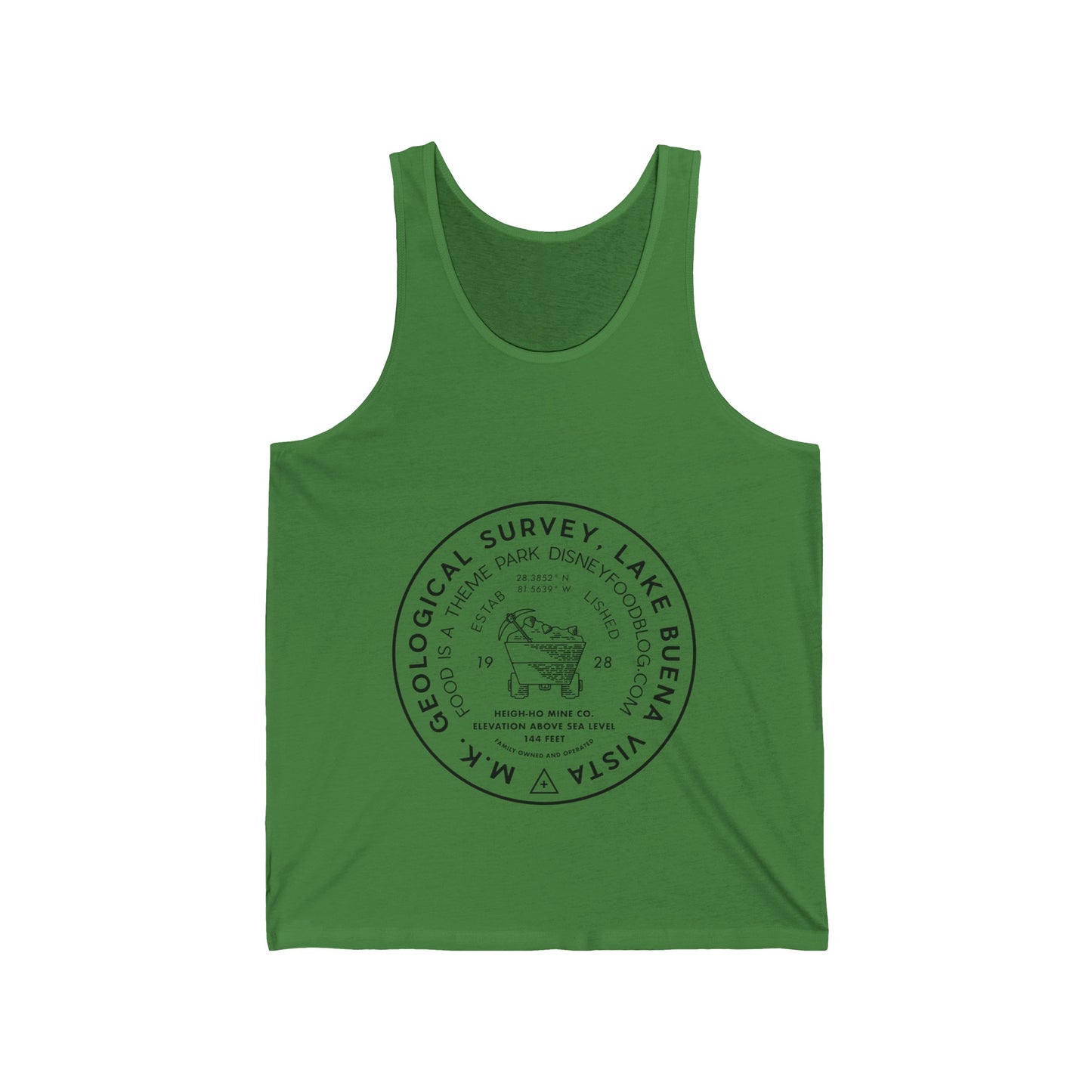 MK Geological Survey Unisex Tank Top