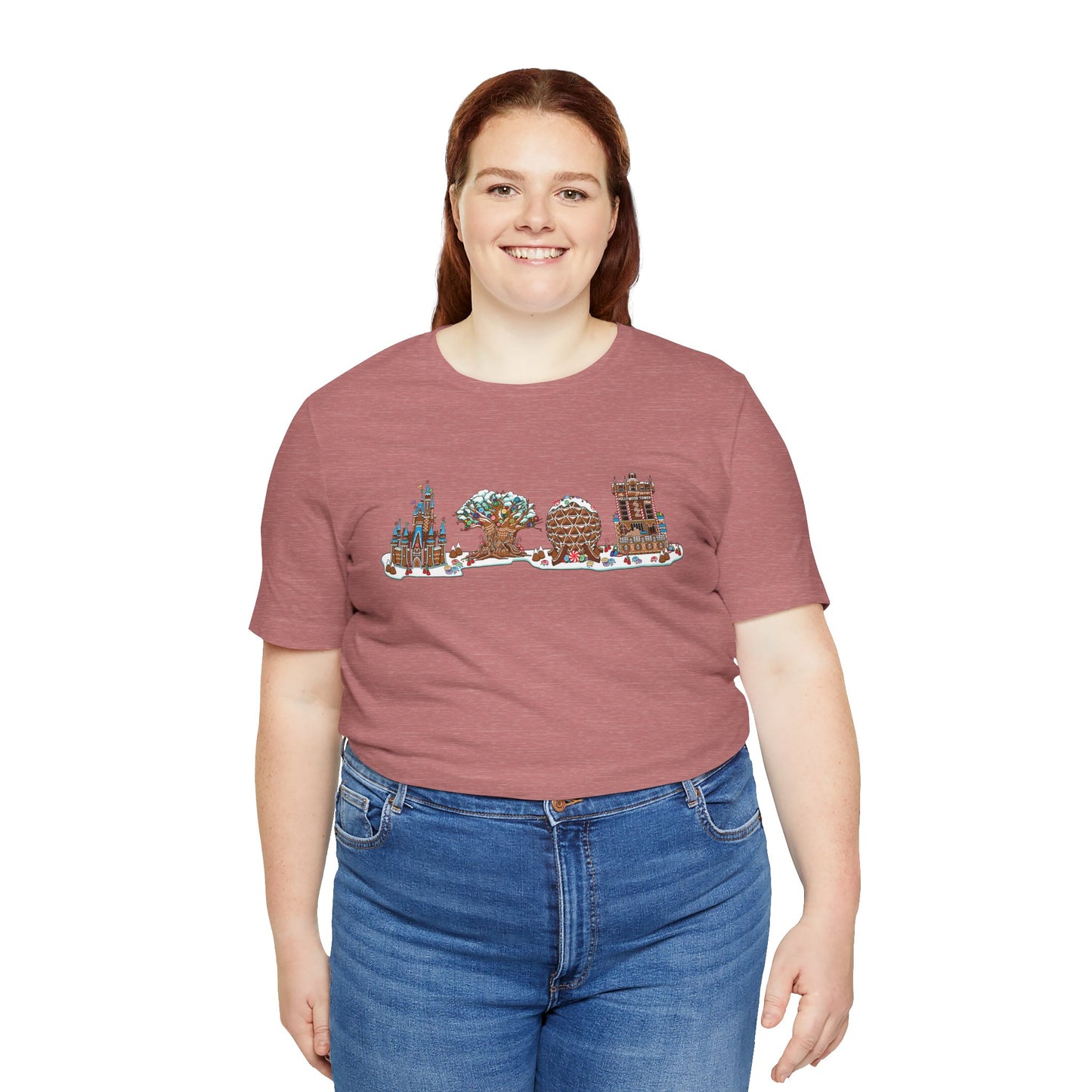 Gingerbread Park Icons - Adult Tee Shirt