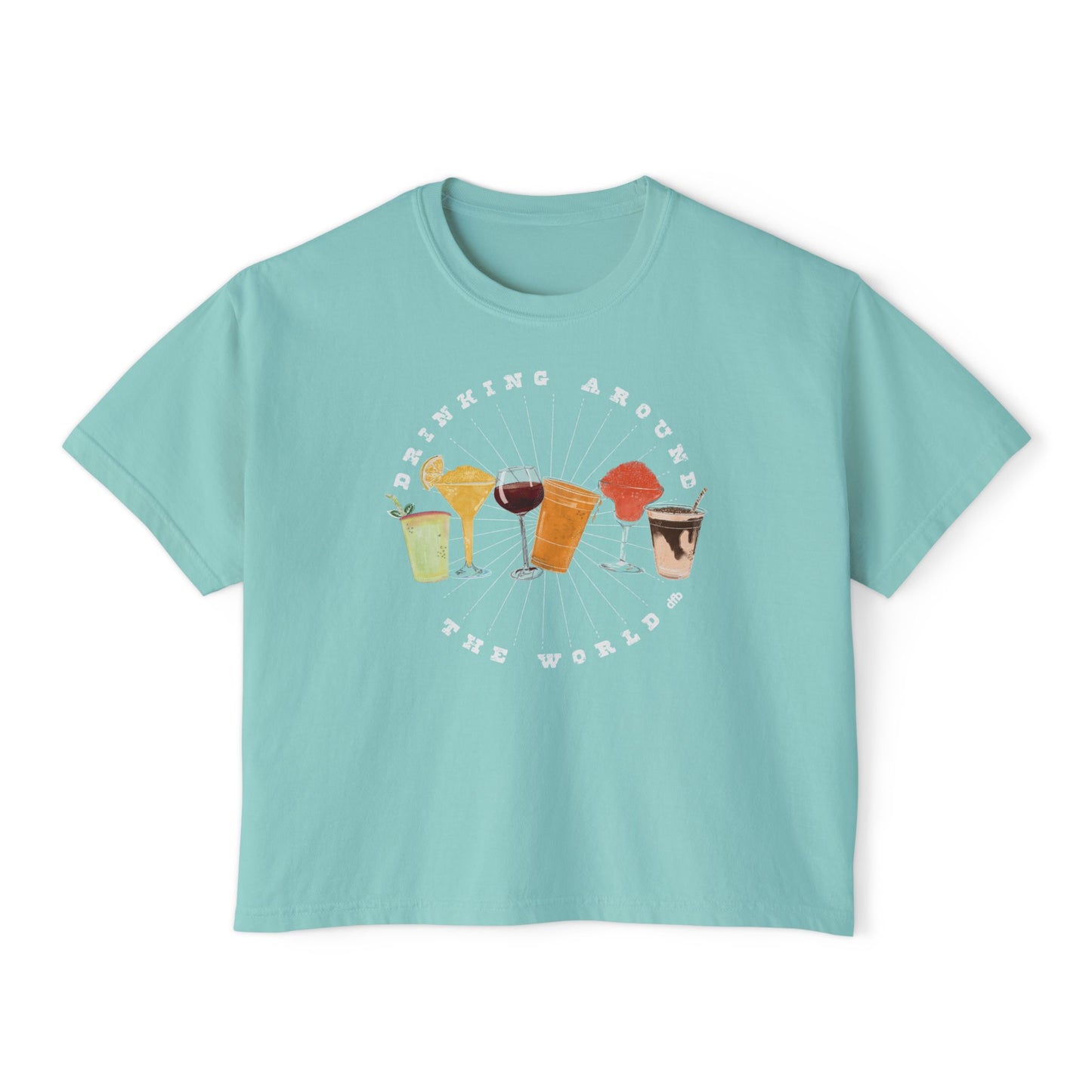 Drinking Around the World - Women's Boxy Tee