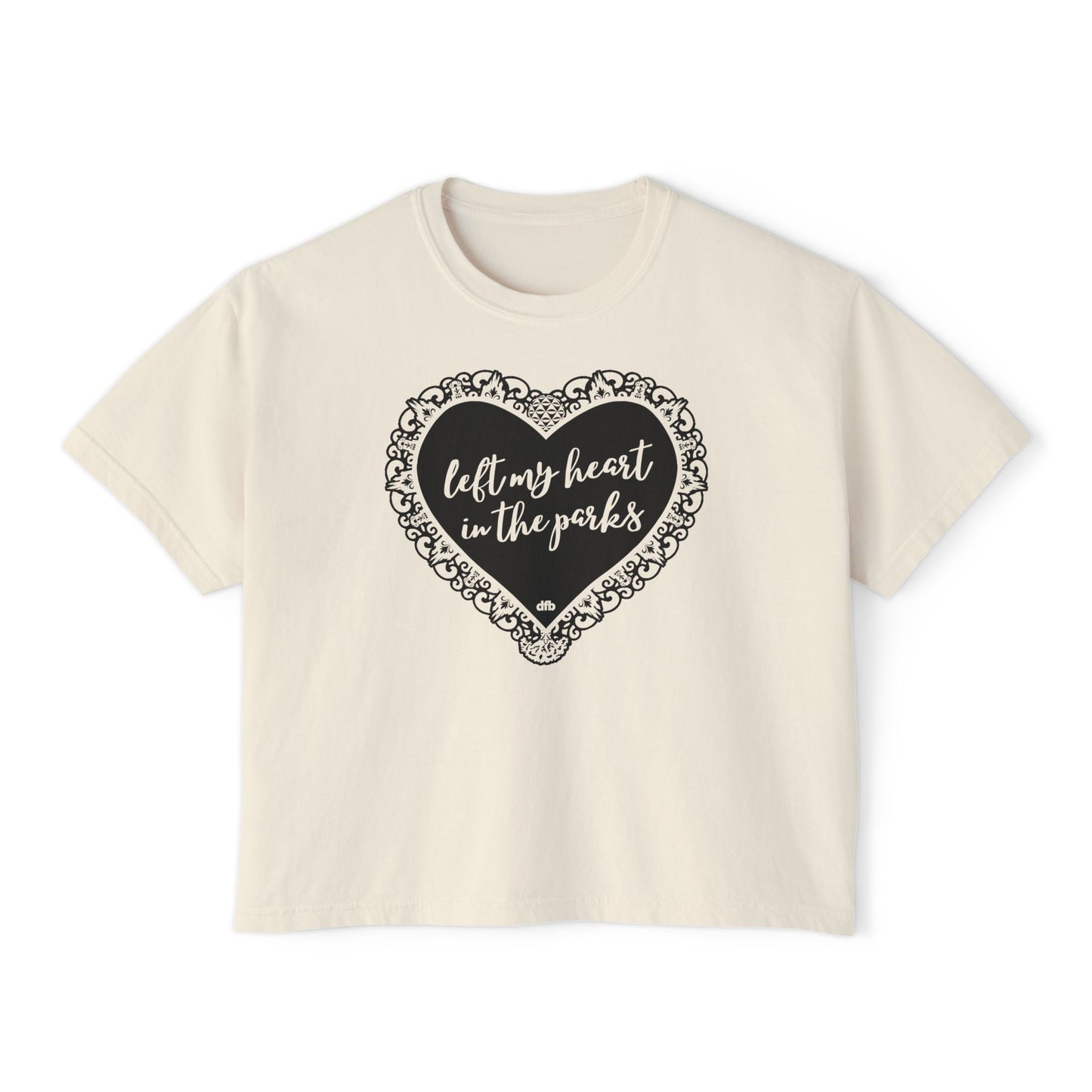 Left My Heart in the Parks - Women's Boxy Tee