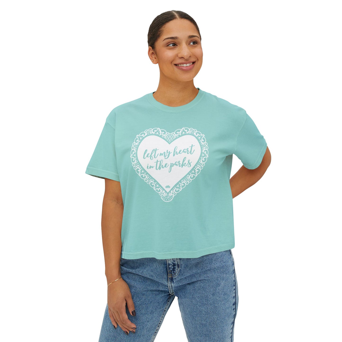 Left My Heart in the Parks - Women's Boxy Tee