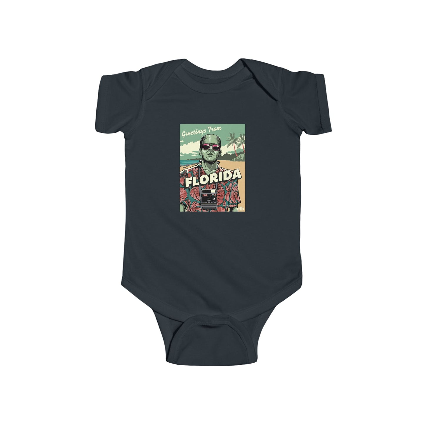 Monsters on Vacation - Baby Onesie