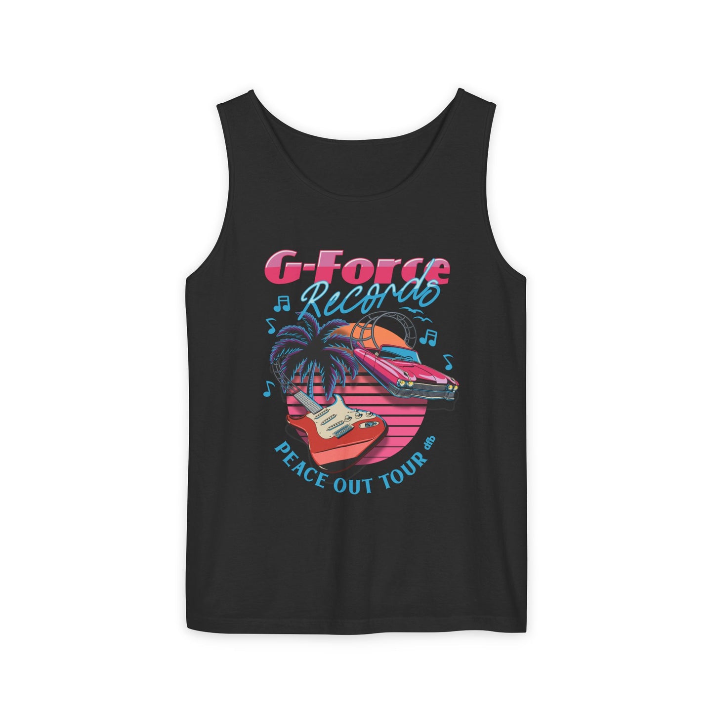 Peace Out Tour - Unisex Garment-Dyed Tank Top