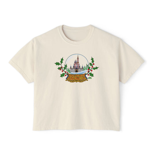 Magic Kingdom Snowglobes  - Women's Boxy Tee