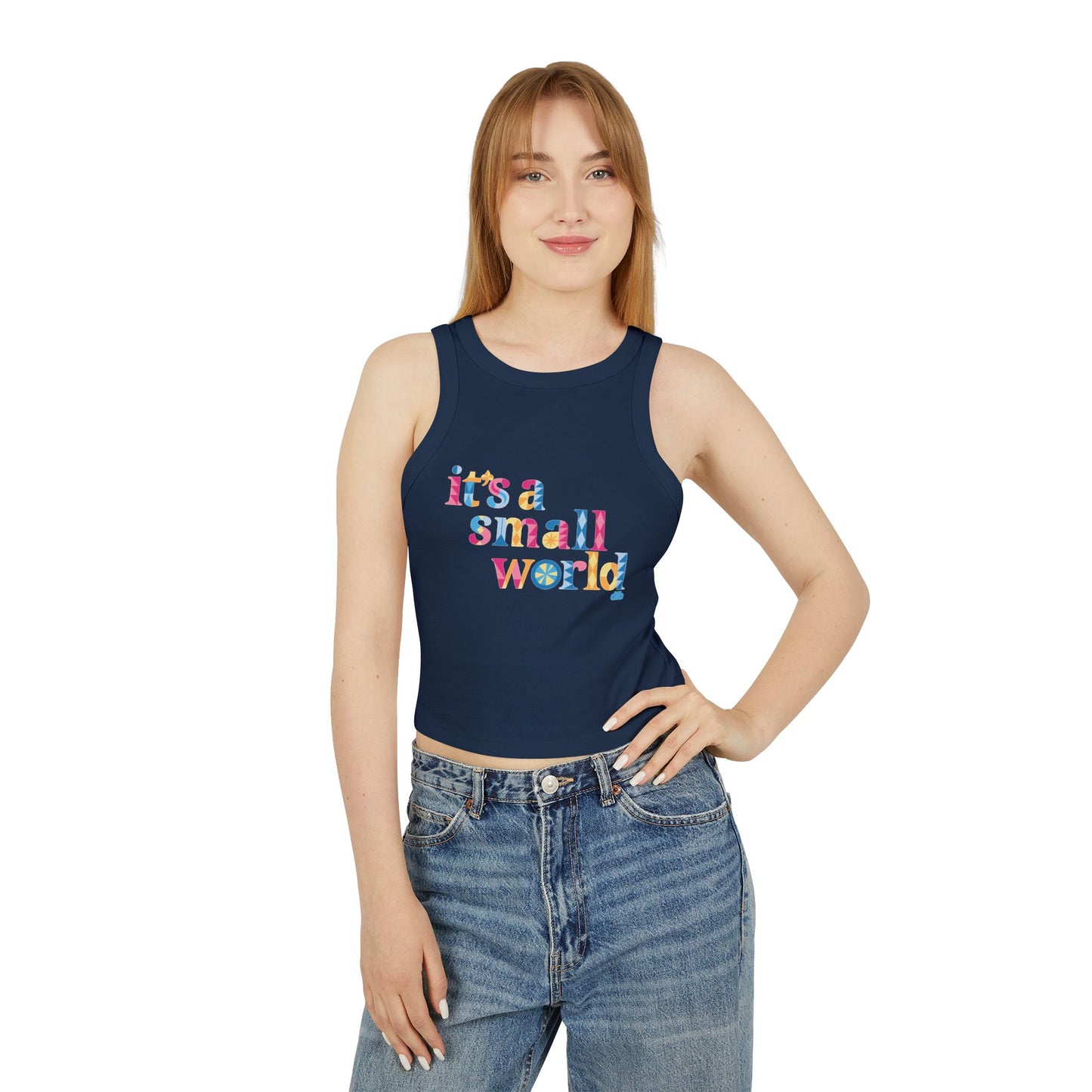 it's a small world - Women's Micro Rib Racer Tank Top