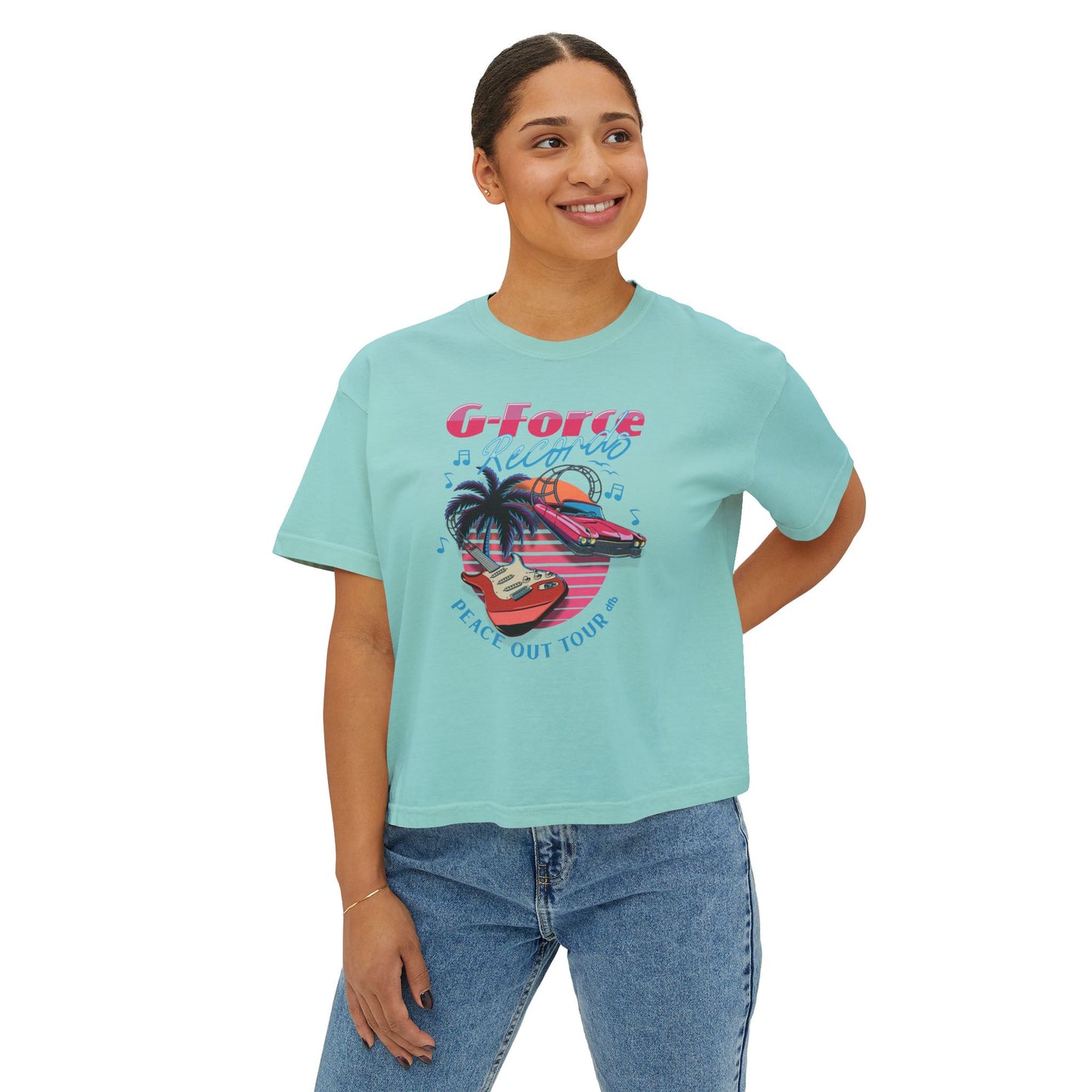 Peace Out Tour - Women's Boxy Tee
