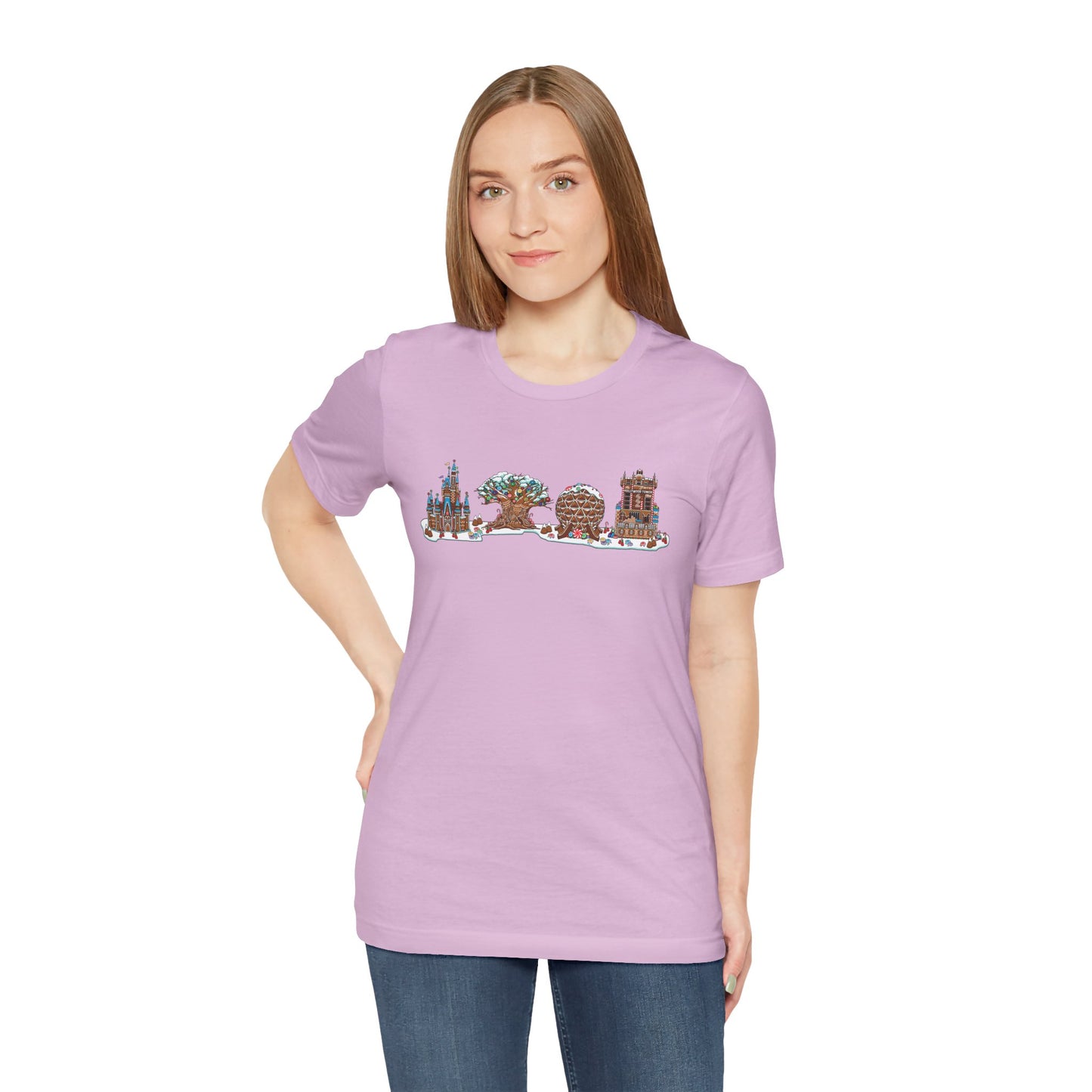 Gingerbread Park Icons - Adult Tee Shirt