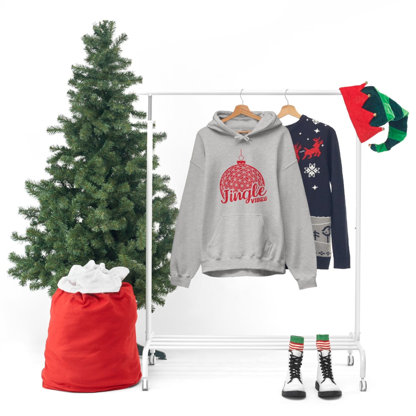 Jingle Vibes - Adult Hoodie Sweatshirt