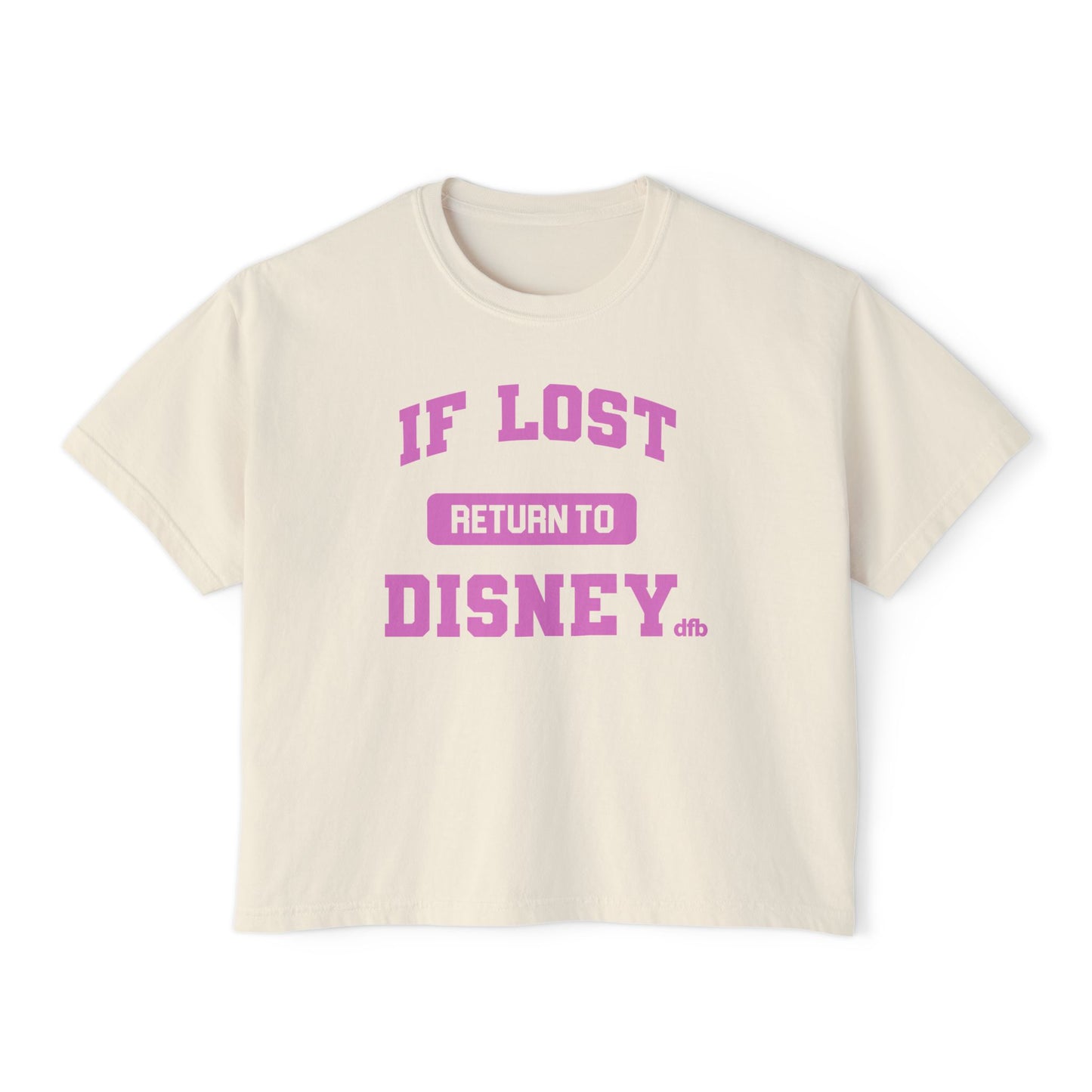 If Lost, Return to the Parks - Women's Boxy Tee