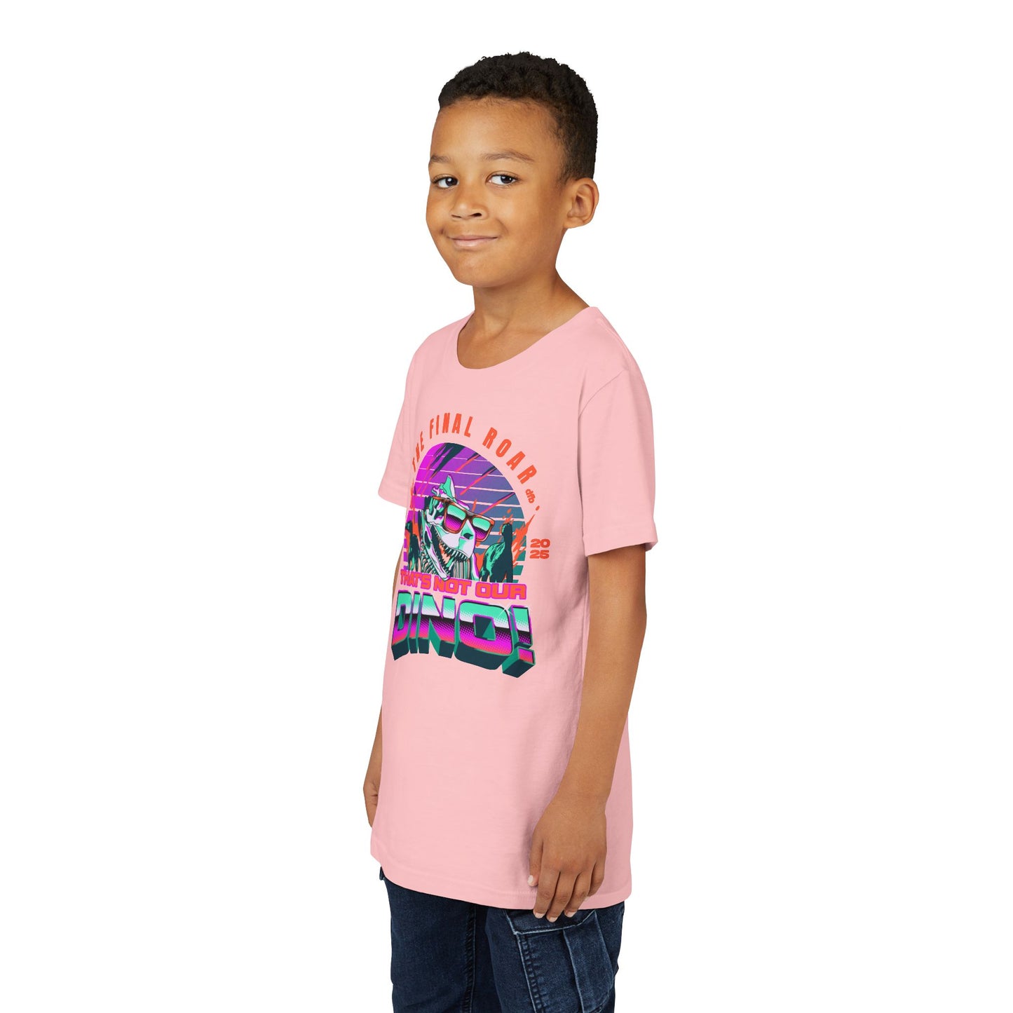 LIMITED EDITION- The Final Roar - DINOSAUR - Kid's Short Sleeve Tee Shirt