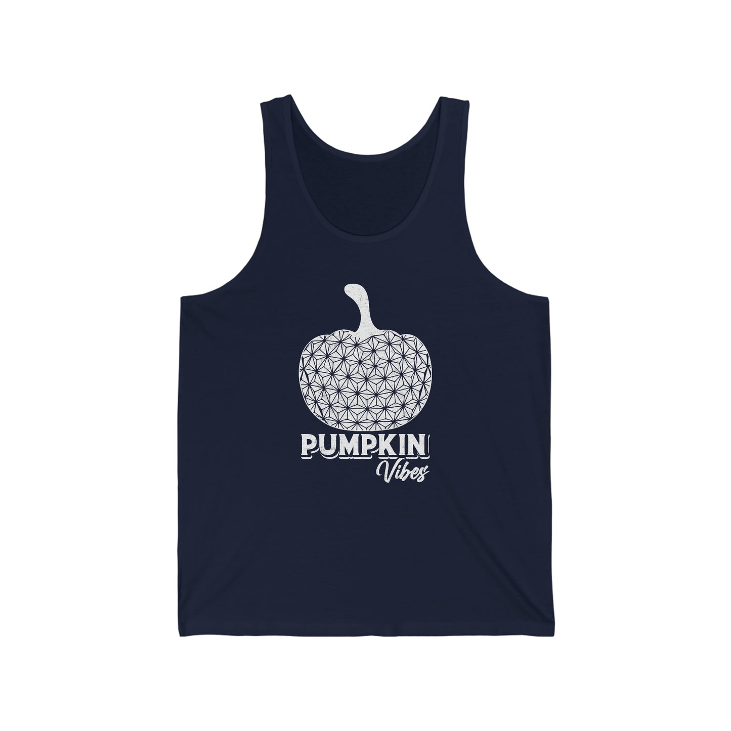 Pumpkin Vibes EPCOT Spaceship Earth Unisex Jersey Tank