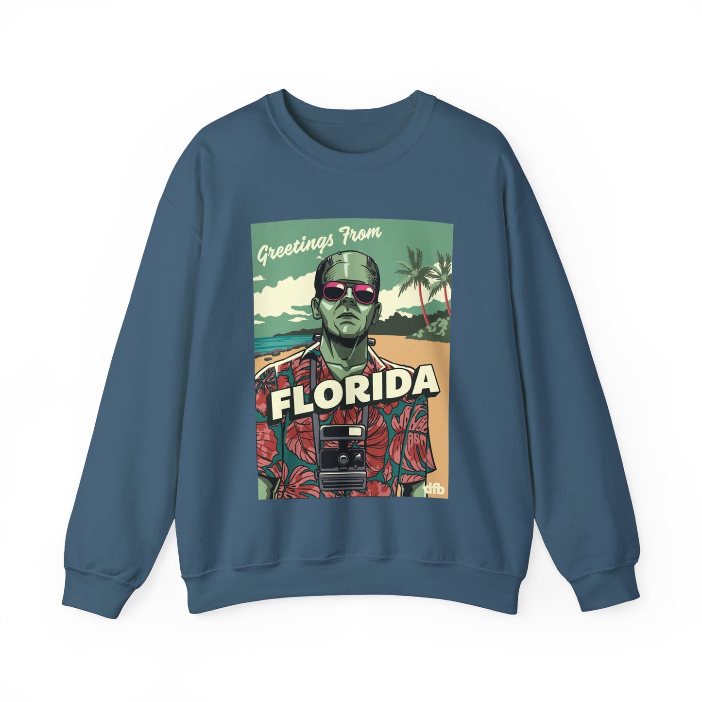 Monsters on Vacation - Adult Sweatshirt